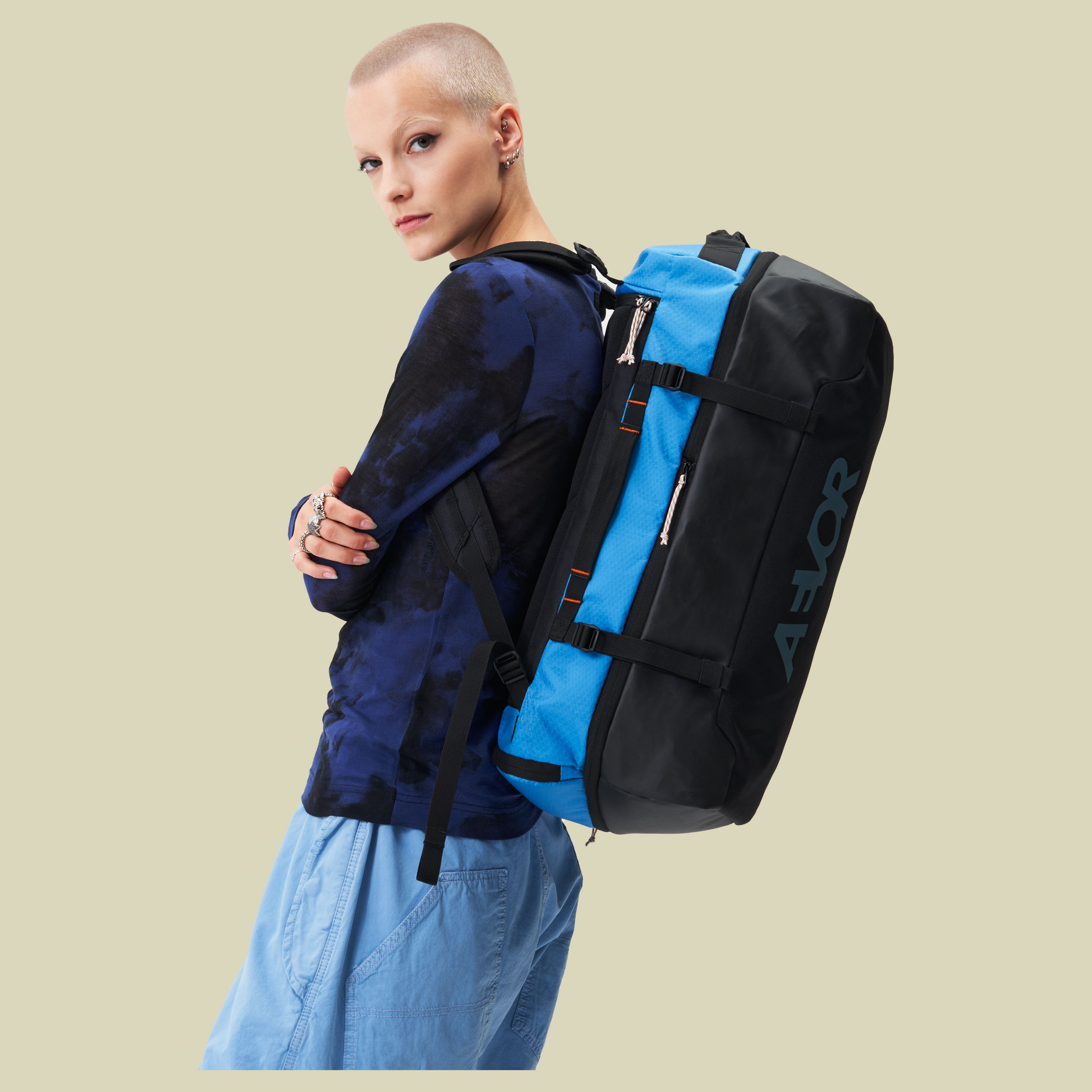Duffle Pack Proof 60 blau - retro blue