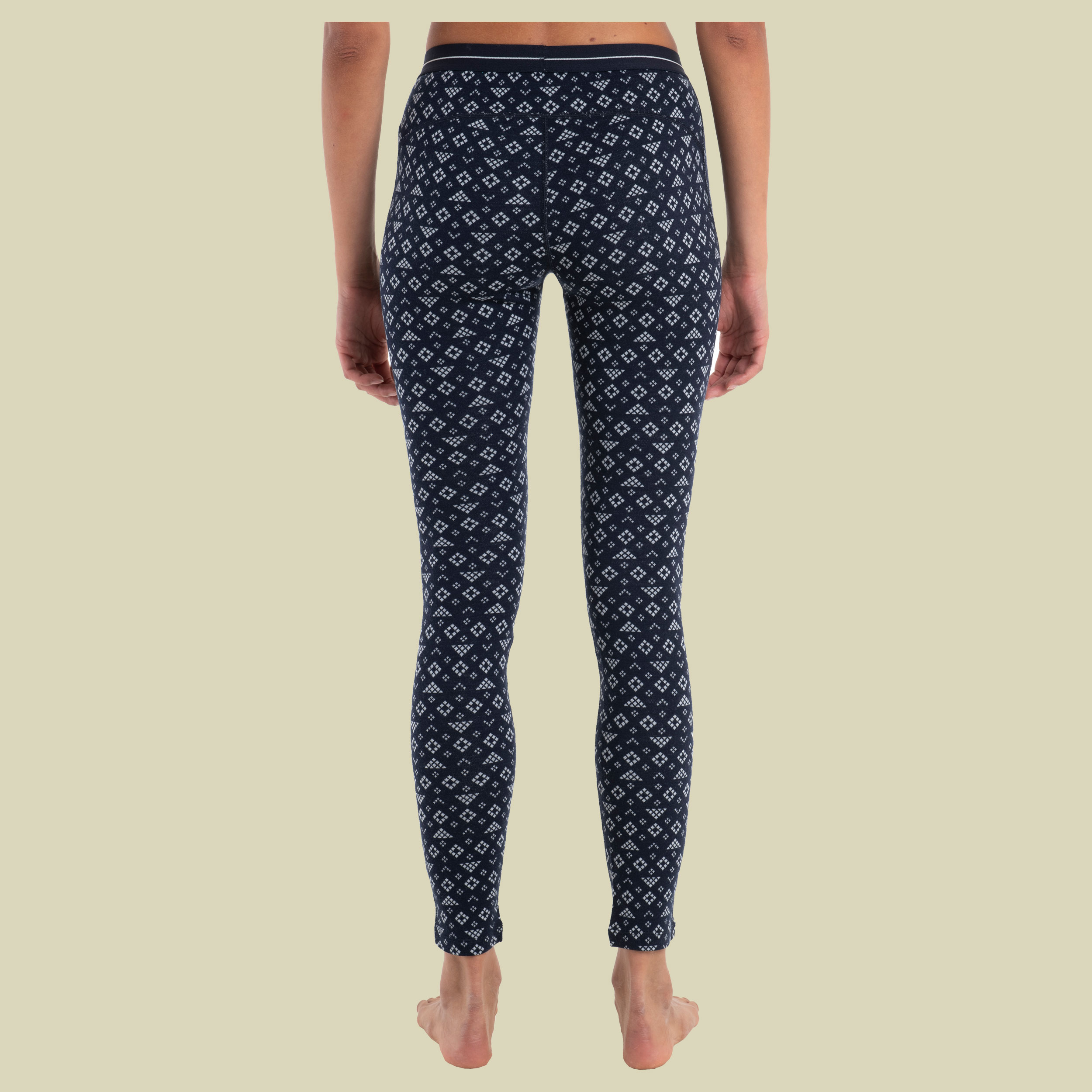 Merino 260 Vertex Leggings First Snow Women Größe S Farbe midnight navy/snow/j