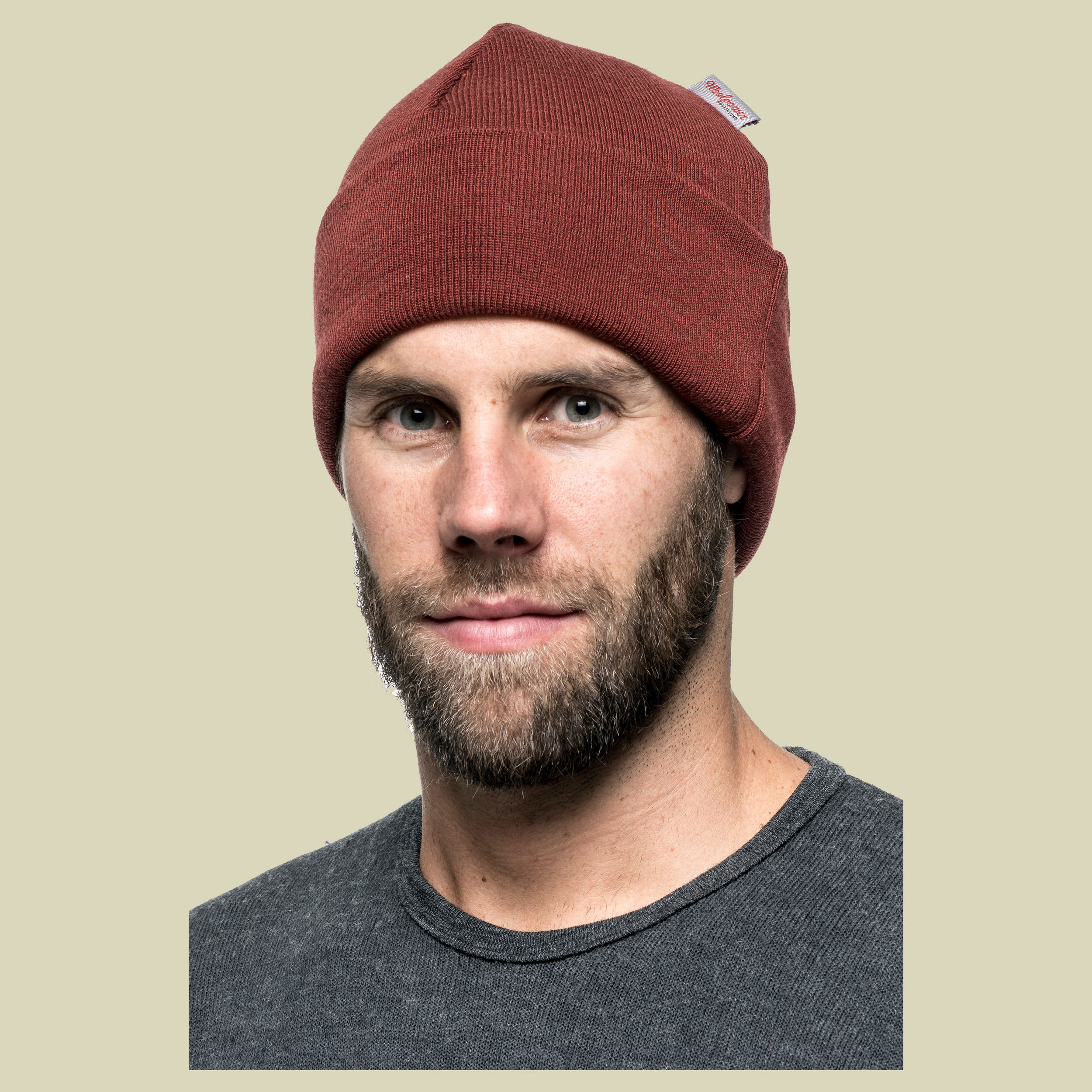Beanie Classic one size rot - Farbe rust red
