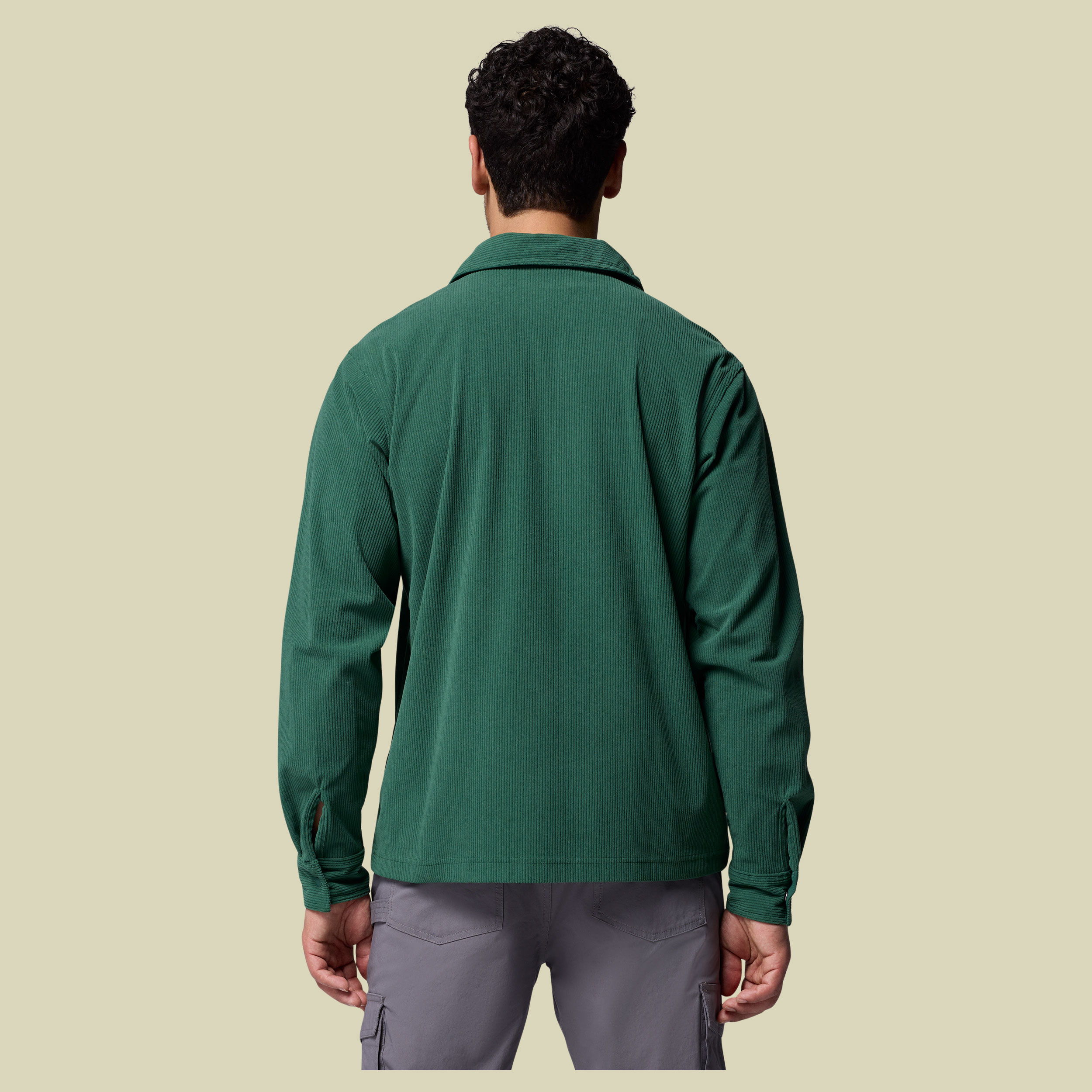 Flare Gun Corduroy Shirt XL grün - Farbe rain forest