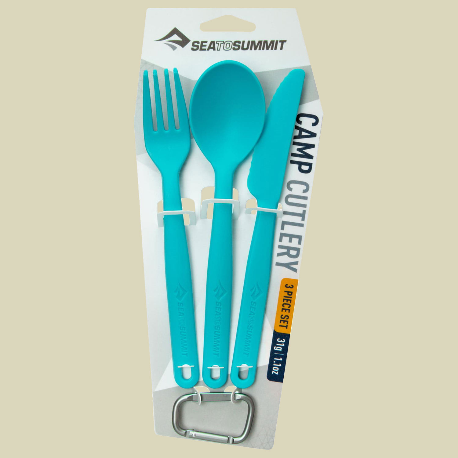 Camp Cutlery 3PC Set Größe 3-teilig Farbe pacific blue
