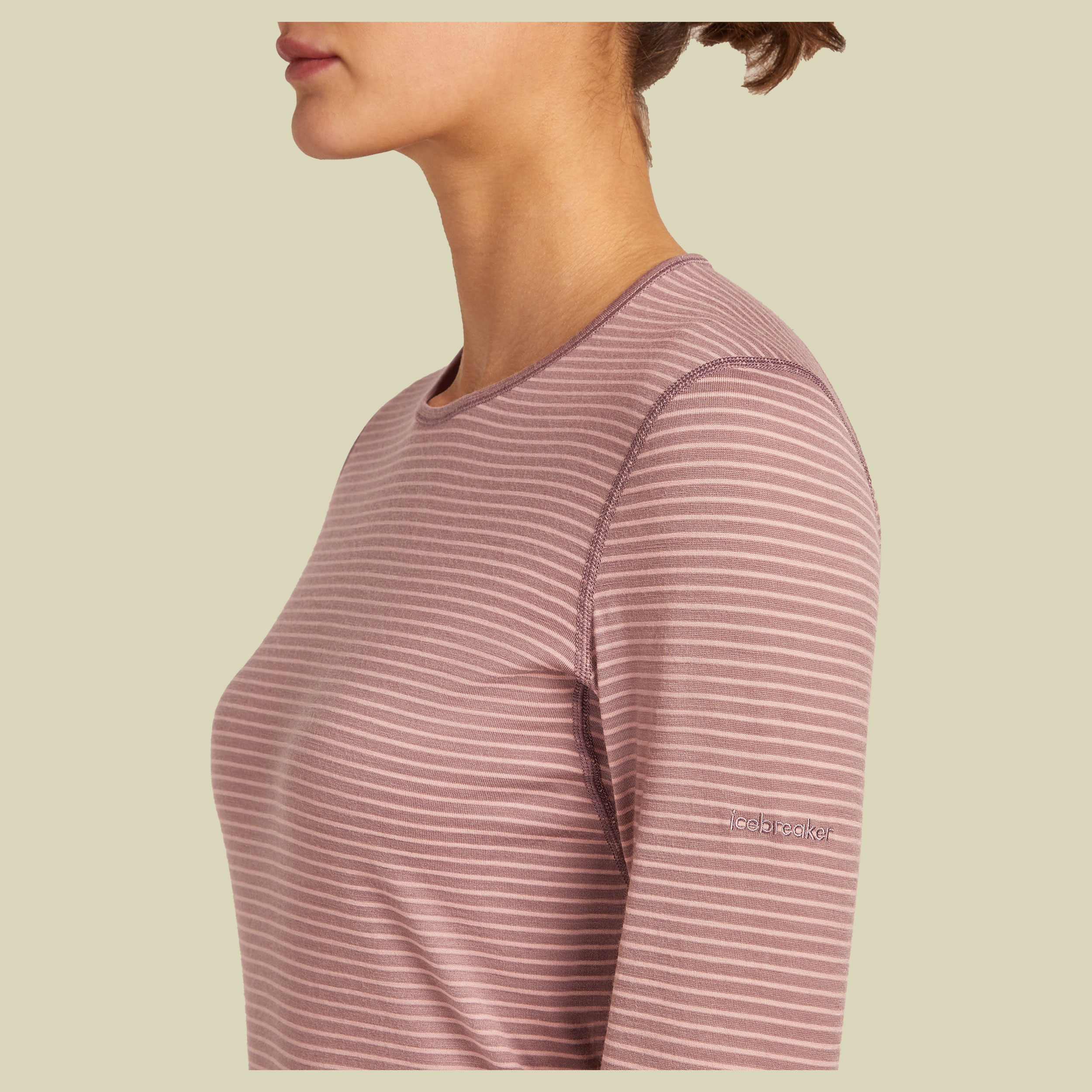 Oasis LS Crewe 200 Women rot XL - summit/blush/S