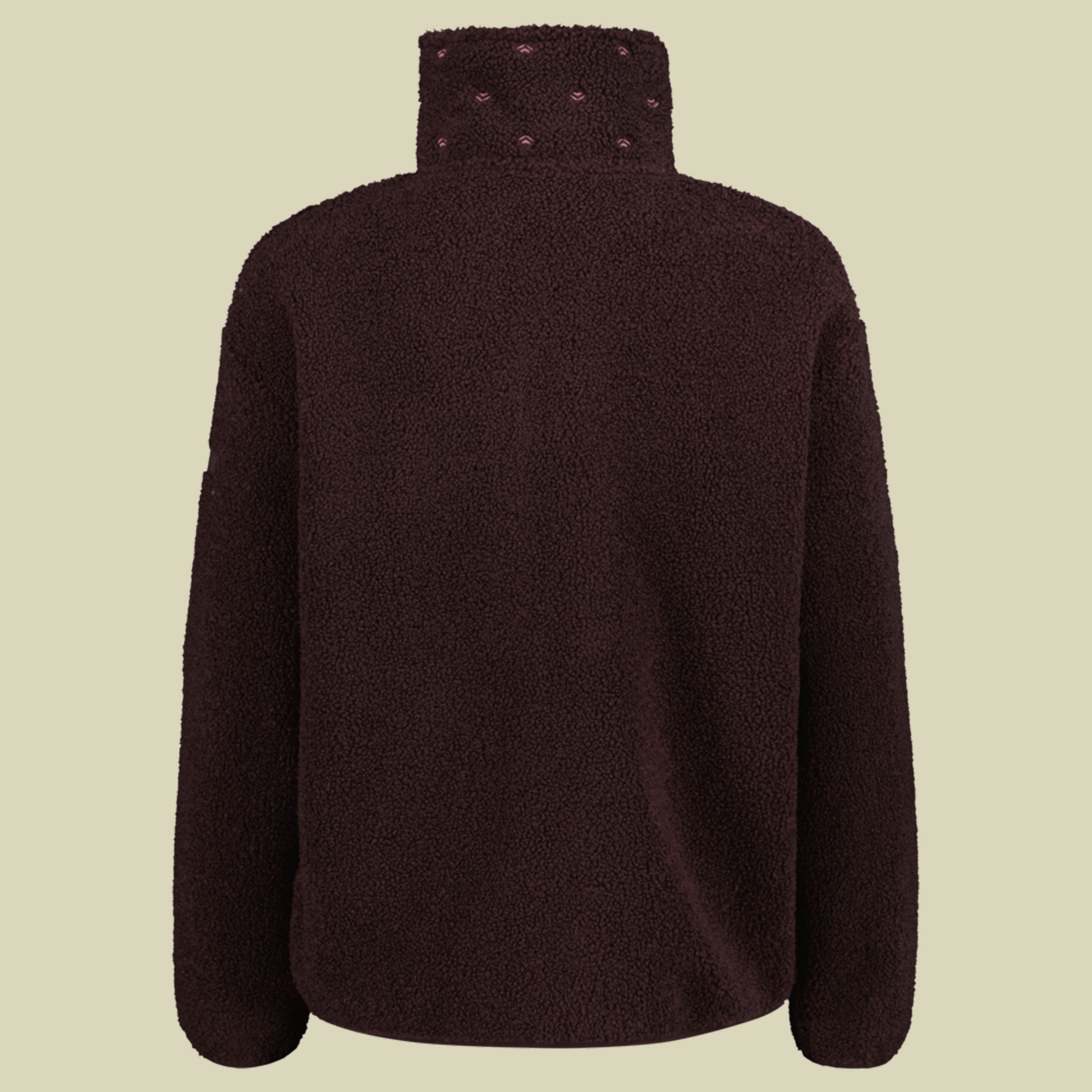 Jacket Soft Teddy Women 36P2926 44 rot - black berry C595