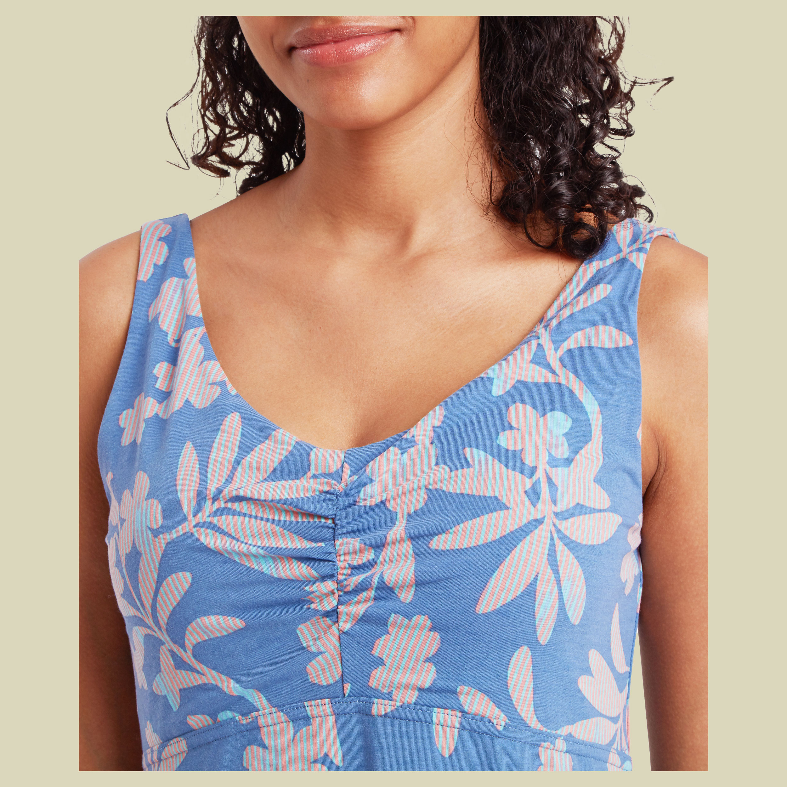 Neha Empire Dress XS mehrfarbig 2 - Farbe seaport gurans