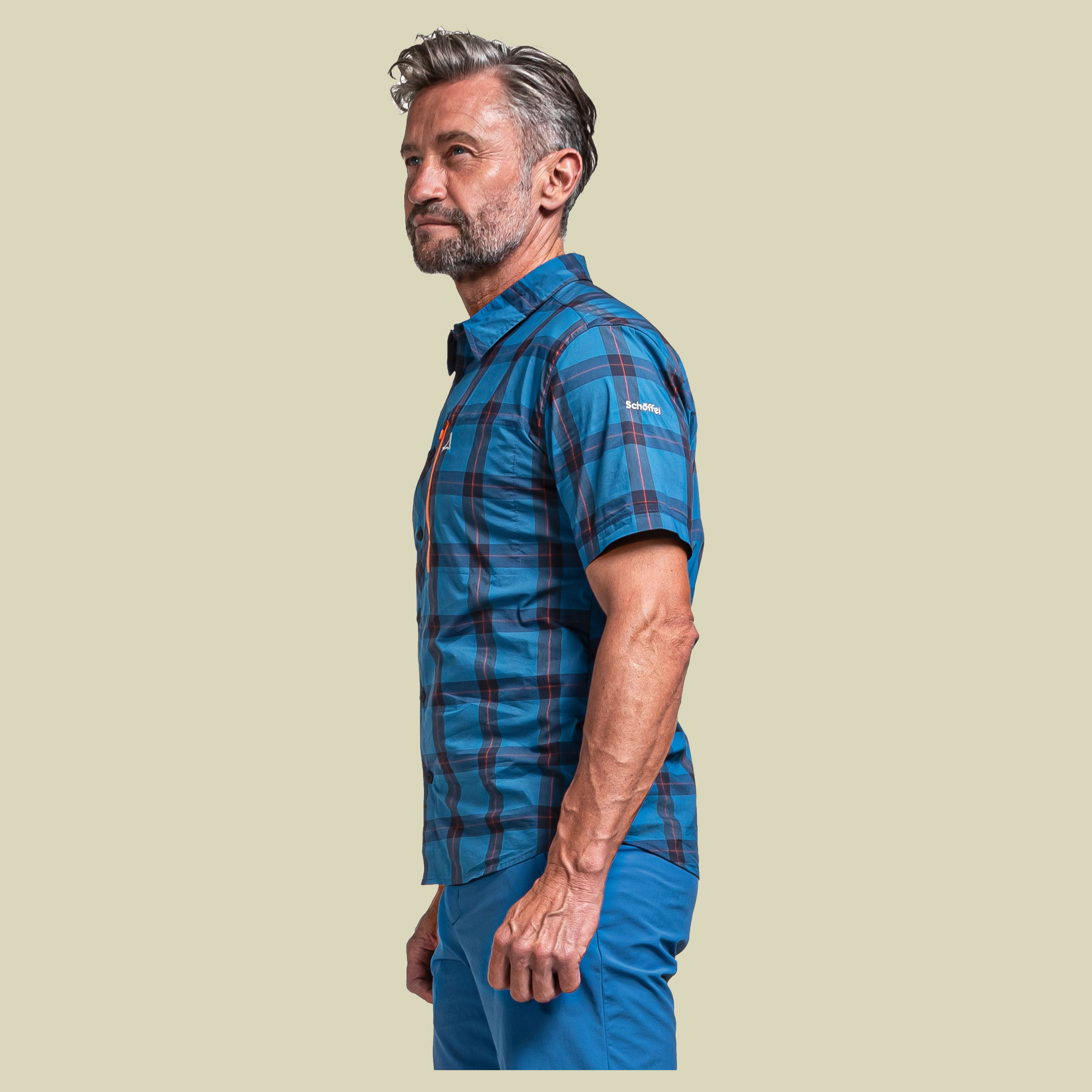 Shirt Skallebo SH Men Größe 50 Farbe schöffel blau