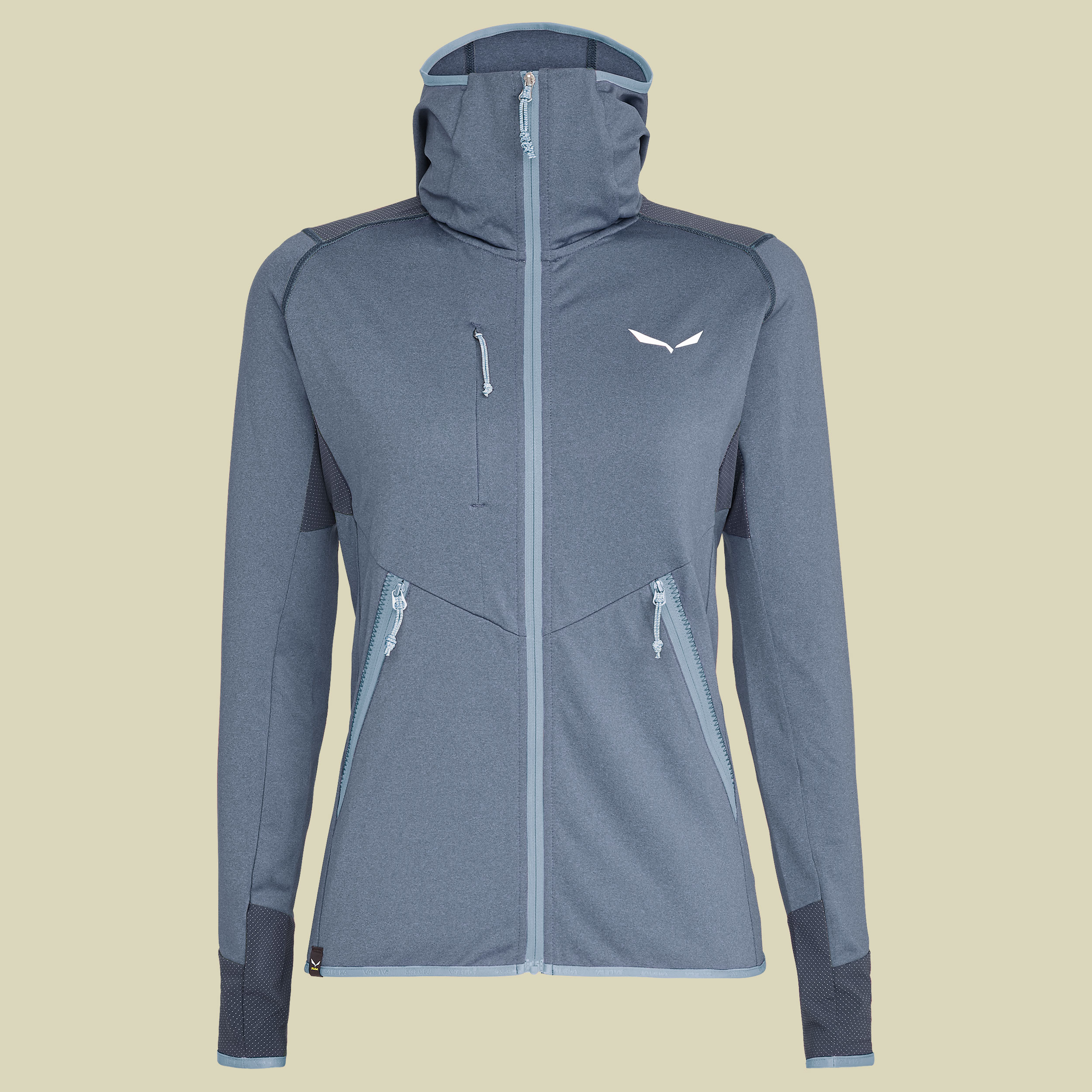Agner Hybrid PL/DST Full-Zip Hoody Women Größe 36 Farbe flint stone
