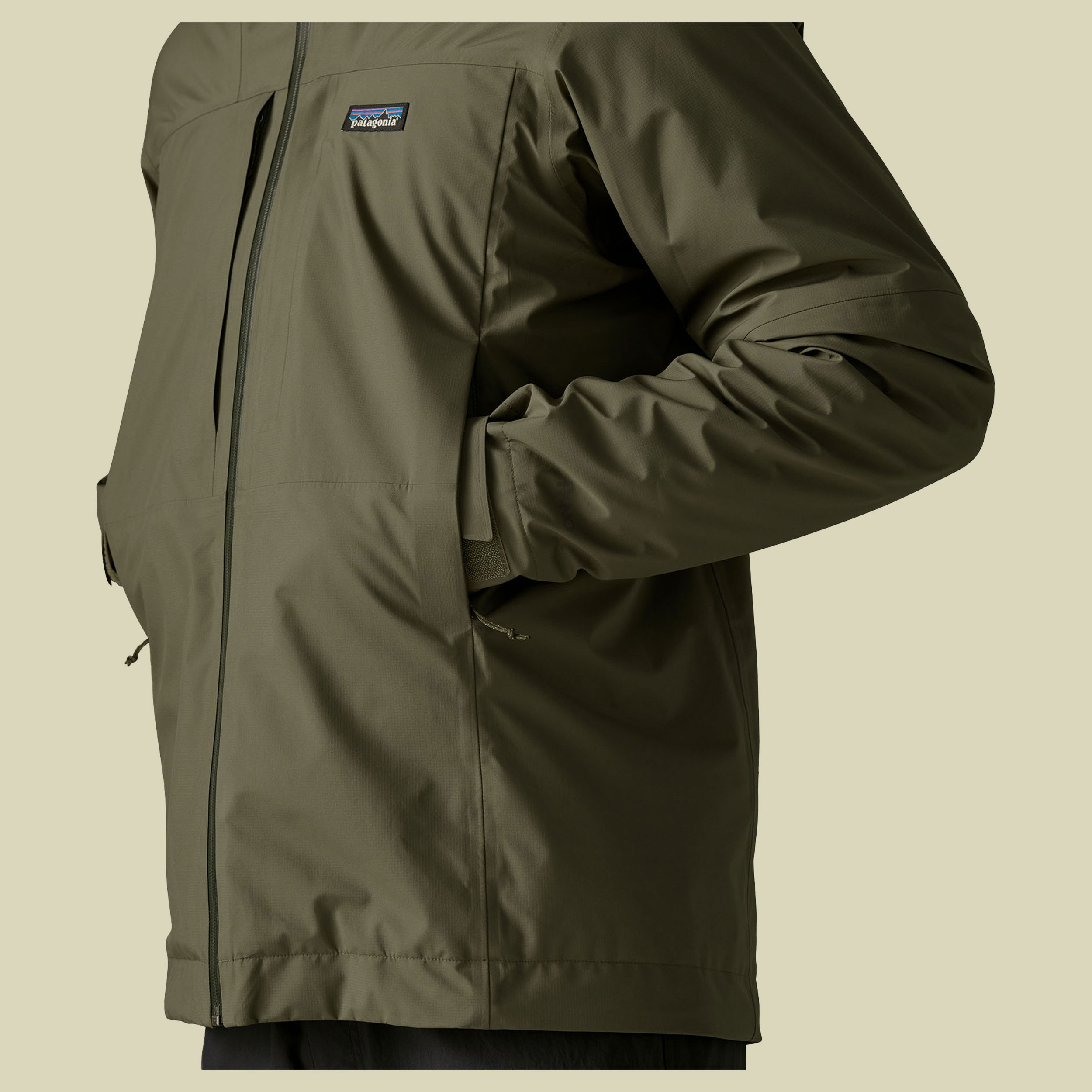 Insulated Boulder Fork Rain Jacket Men XL grün - basin green