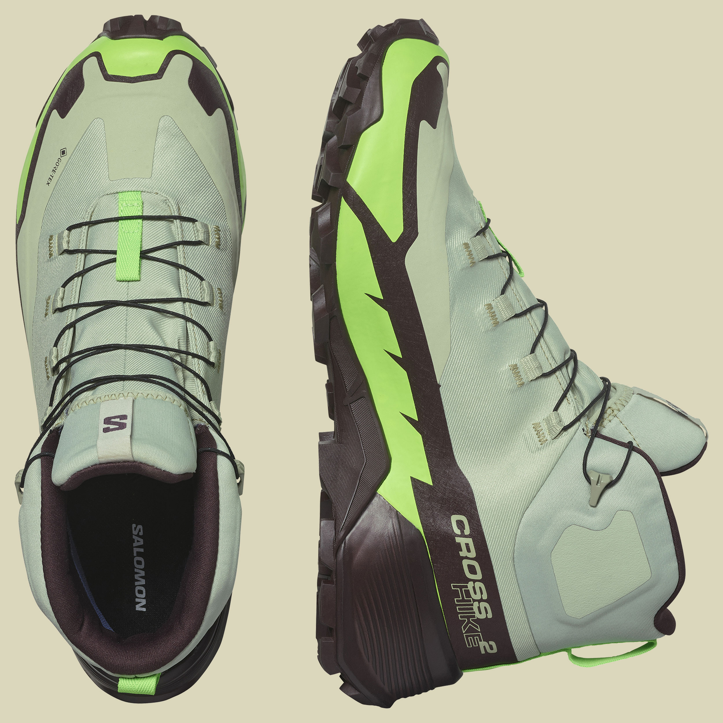 Cross Hike Mid GTX 2 Men Größe UK 11,5 Farbe desert sage/green gecko/chocolate plum Cross Hike Mid GTX 2 Men Größe UK 11,5 Farbe desert sage/green gecko/chocolate plum