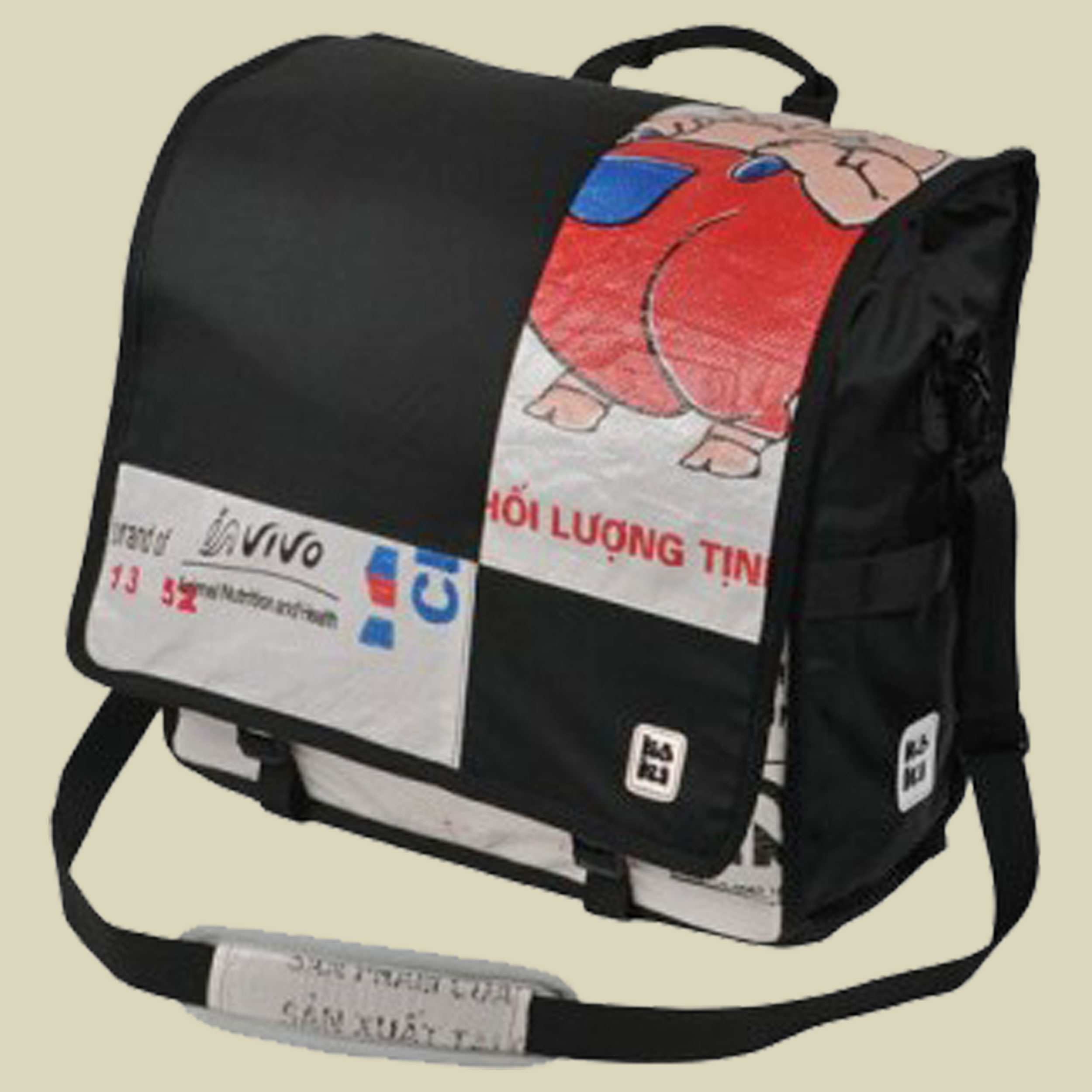 Gepäckträgertasche UP1 Volumen 15 l Farbe grau-schwarz