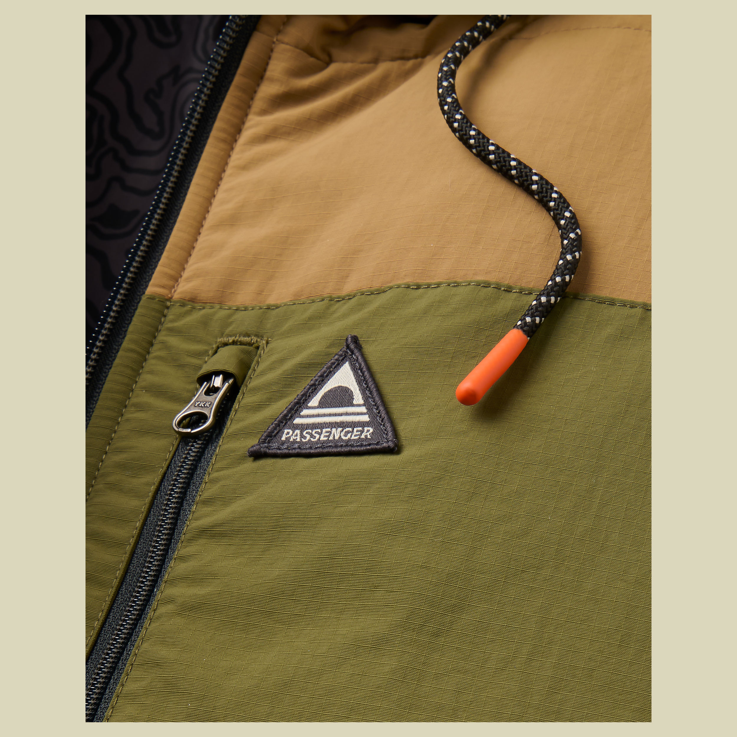 Oceanic Insulated Full Zip jacket Men M caramel/khaki
