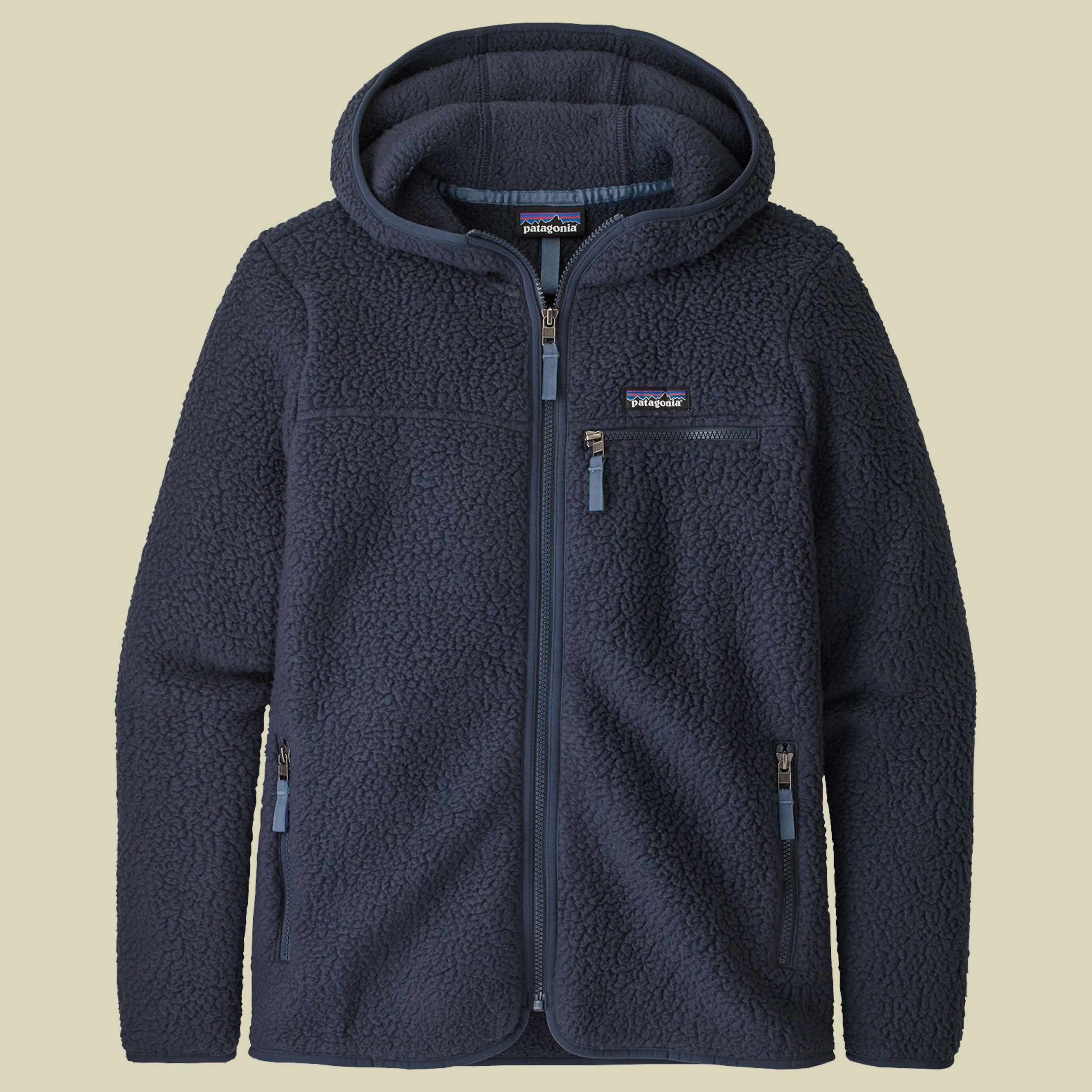 Retro Pile Hoody Women Größe M  Farbe neo navy