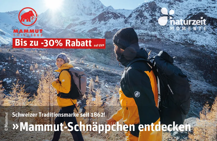 Teaserbild - Mammut bis zu 30% reduziert!