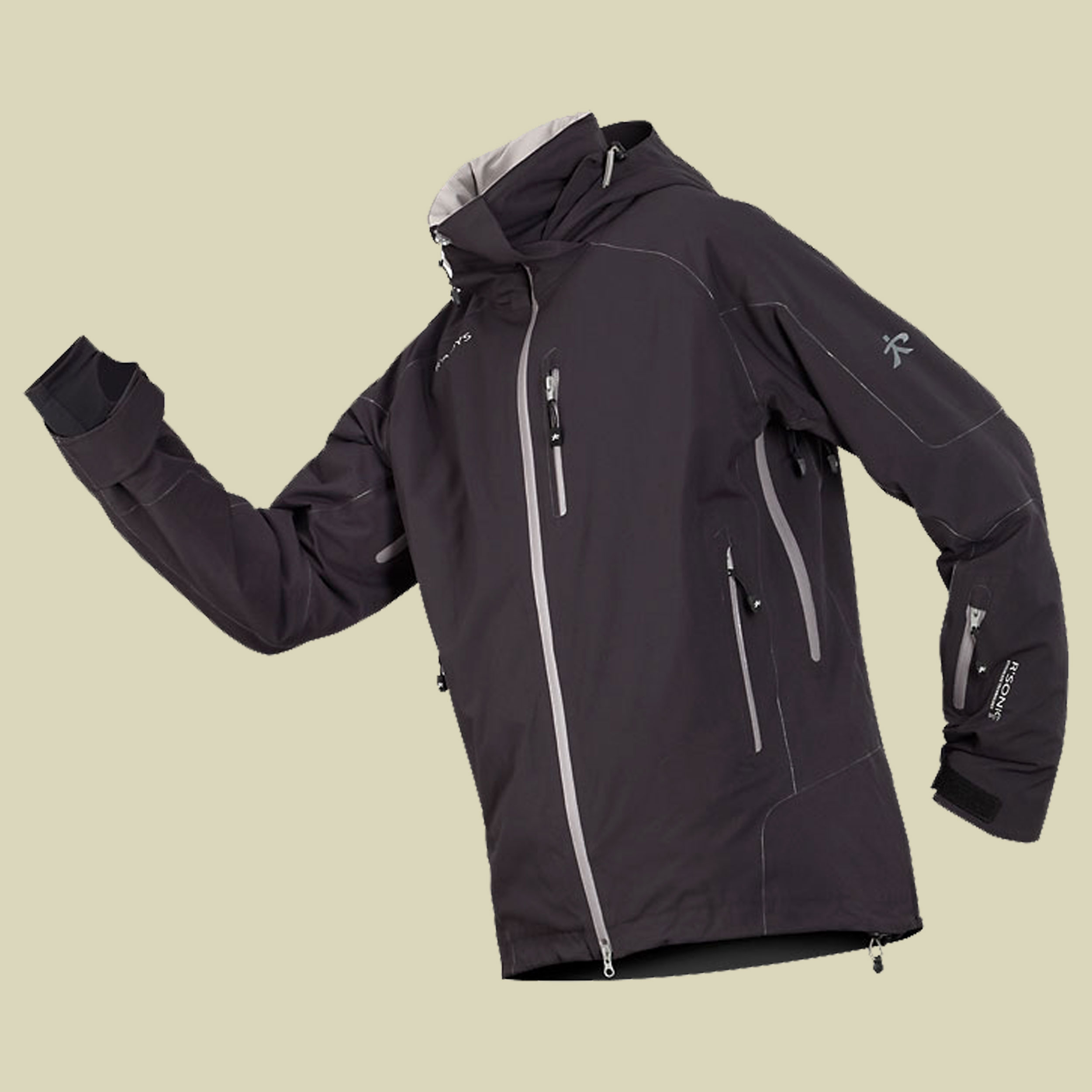 R 1 Loft 2-Lagen Wetterschutzjacke Größe M Farbe black