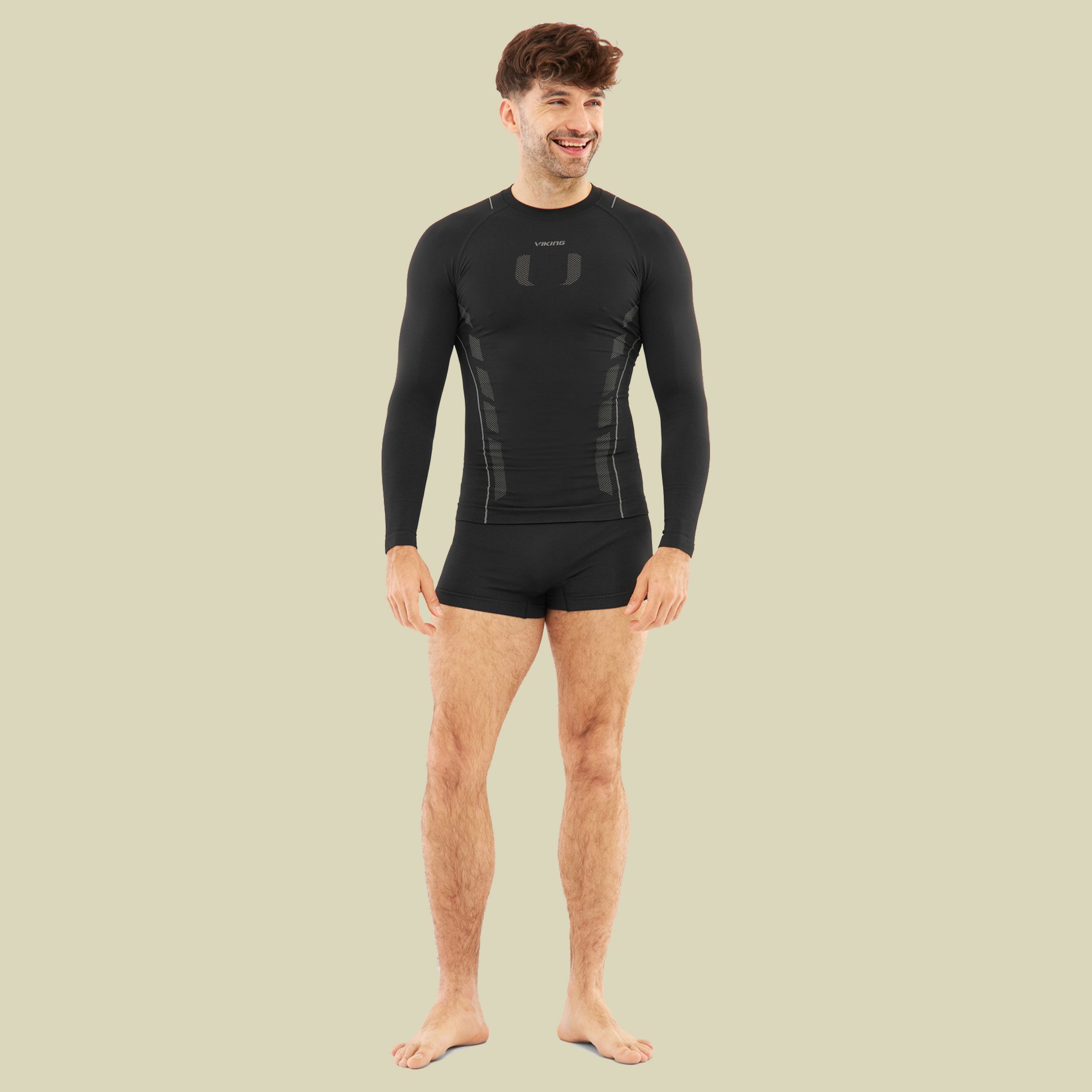 Base Layer Eiger2.0 Set Man XXL schwarz - Farbe black/grey