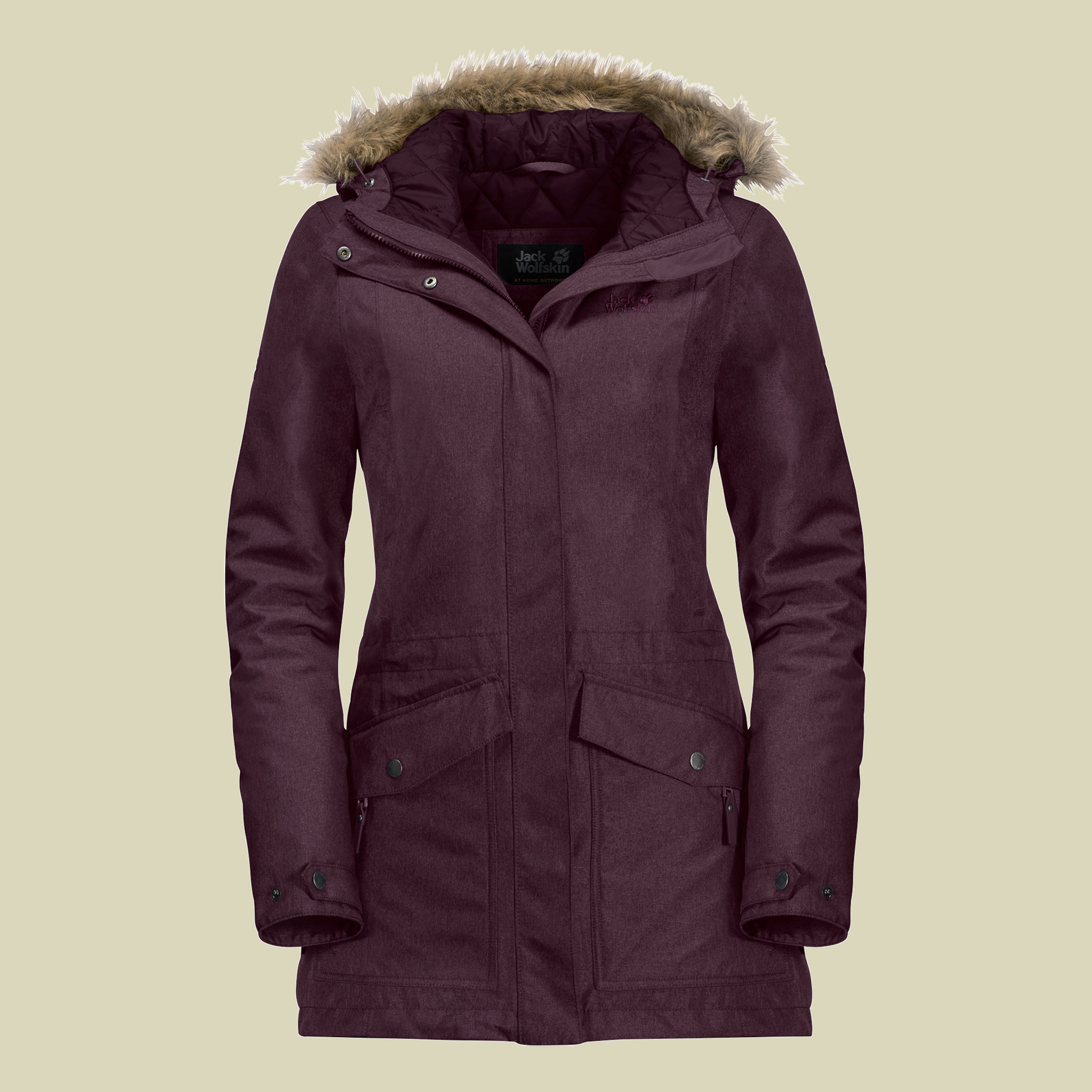 Coastal Range Parka Women Größe M Farbe burgundy