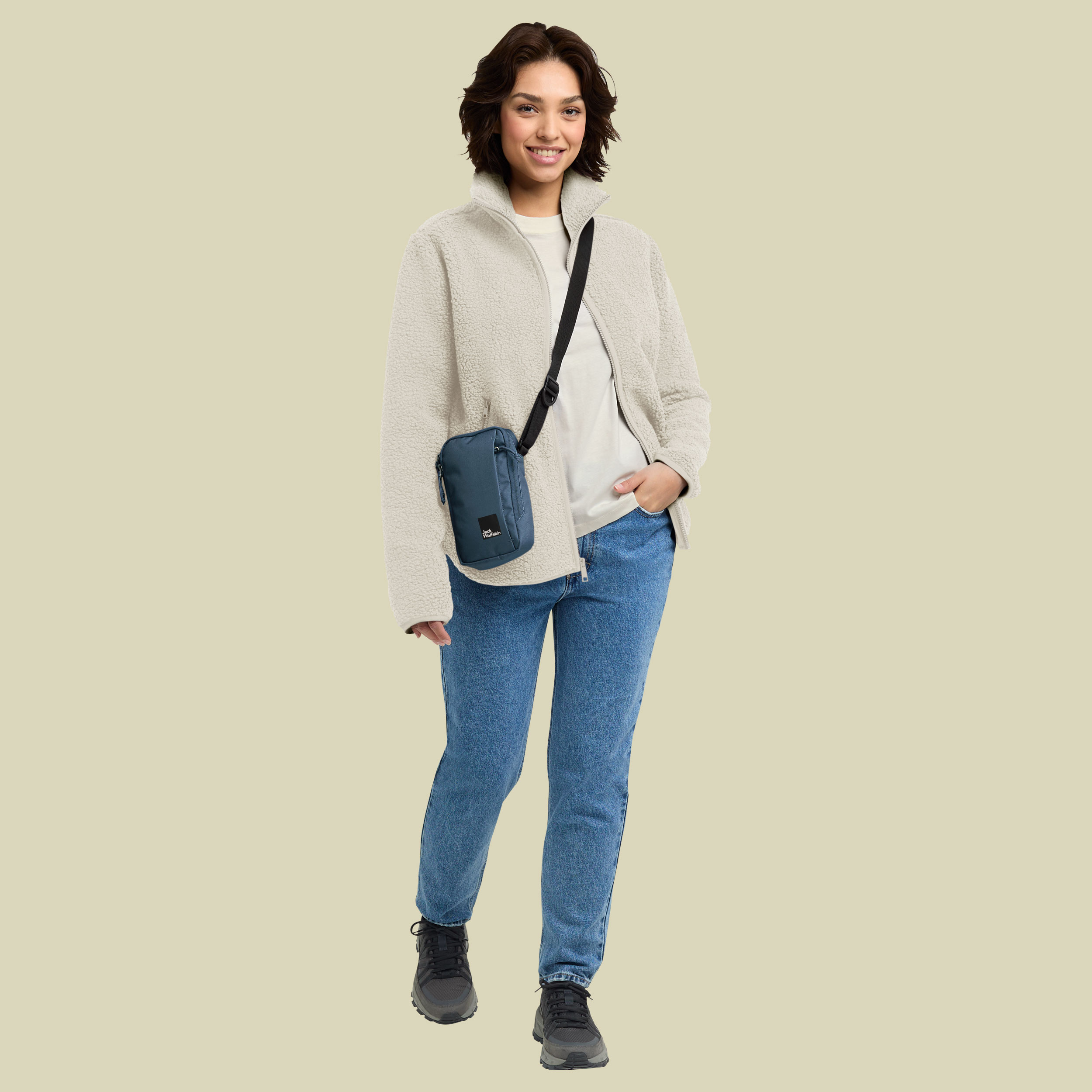 High Curl Jacket Women beige II XXL - pale sand