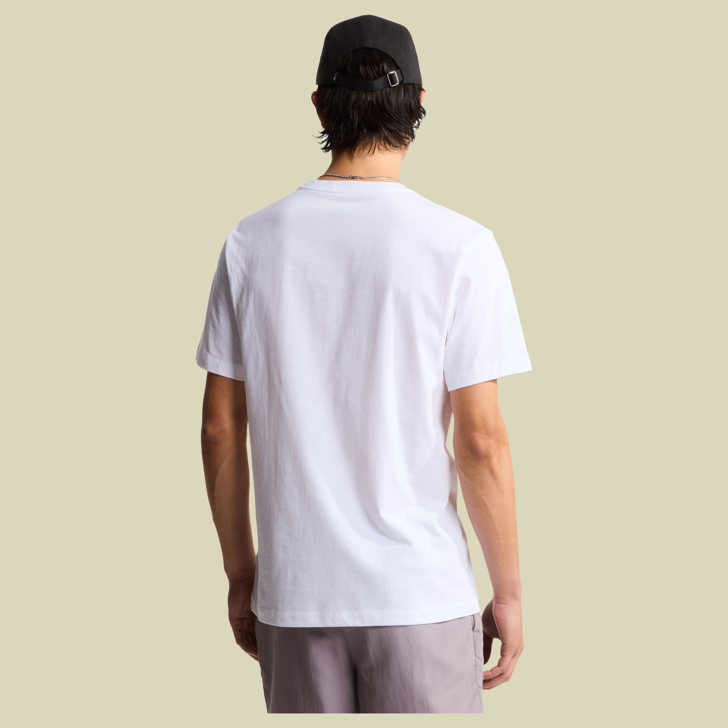 Evolution Simple Dome Regular Short SL Man L weiß - Farbe TNF white