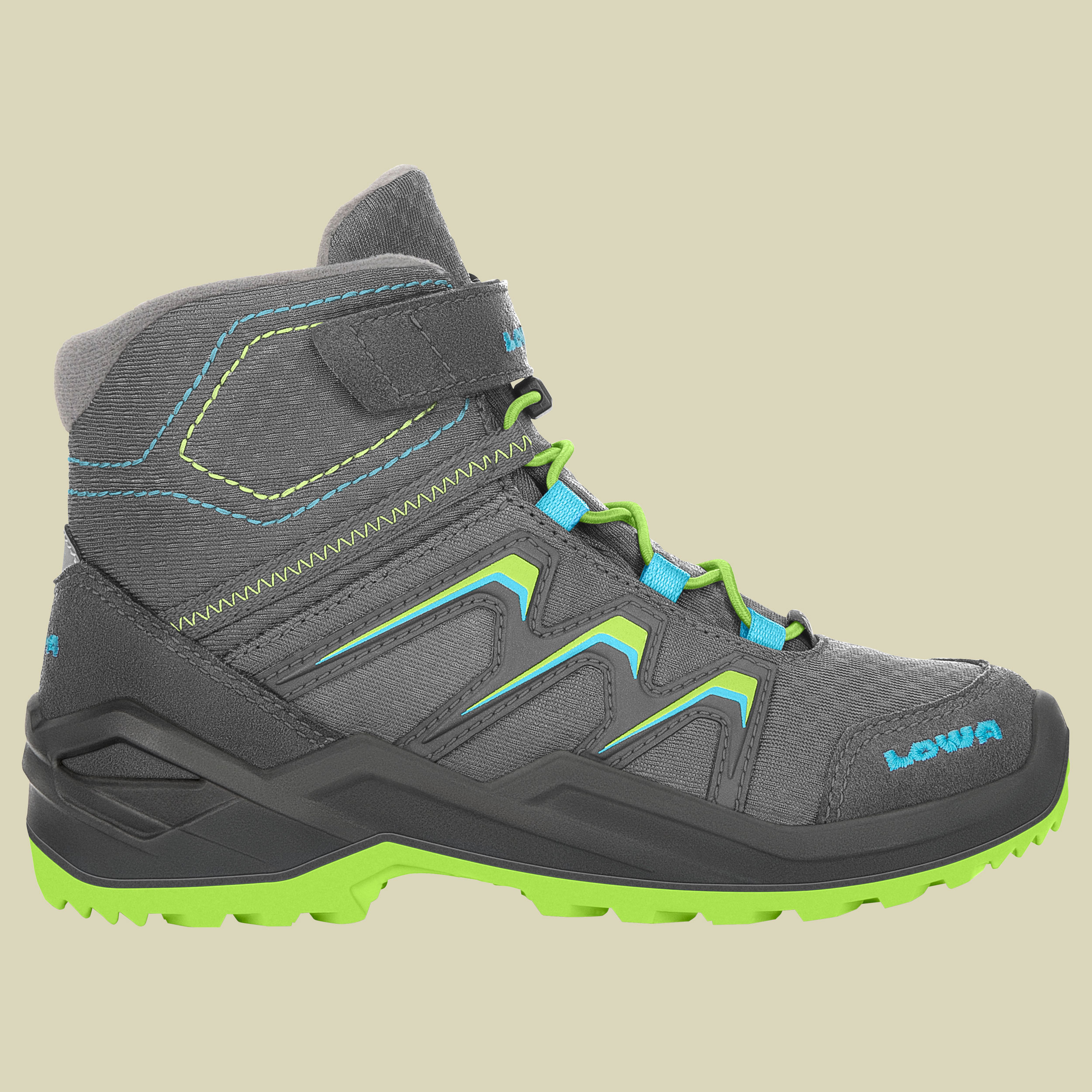 Maddox Warm GTX Mid Kids Größe 35 Farbe graphit/limone