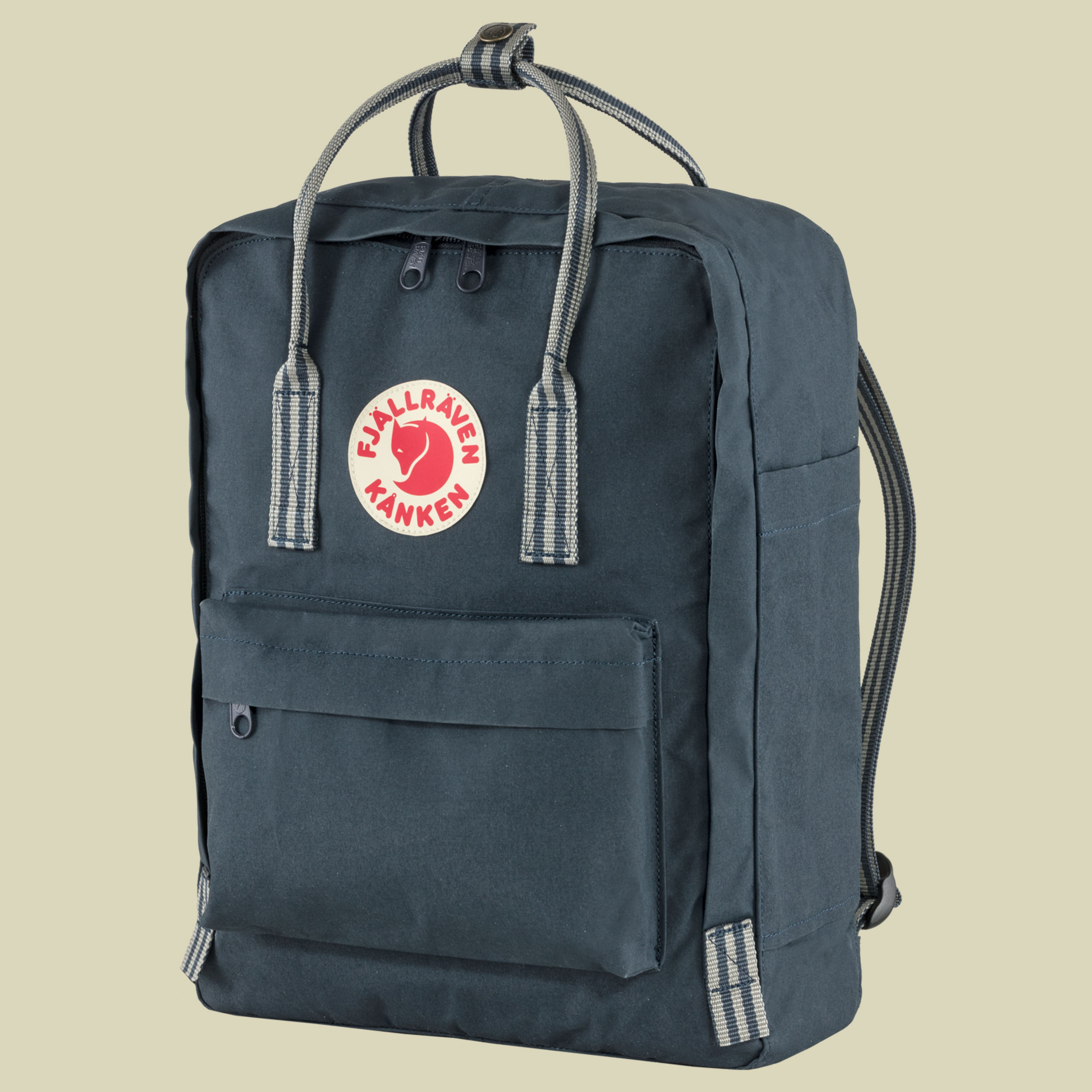 Kanken Volumen 16 Farbe navy-long stripes