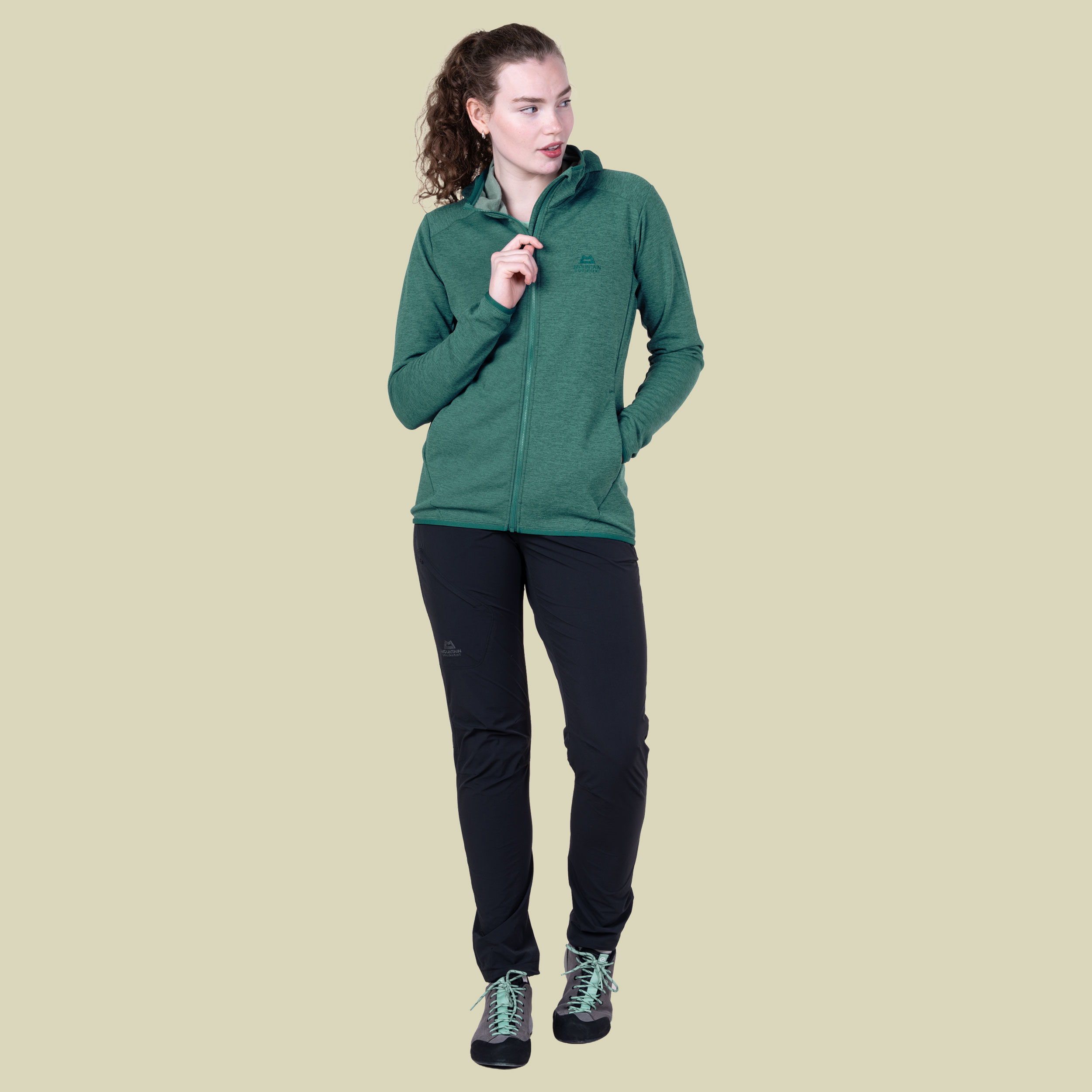 Calico Hooded Jacket Women grün S (10) - sea pine