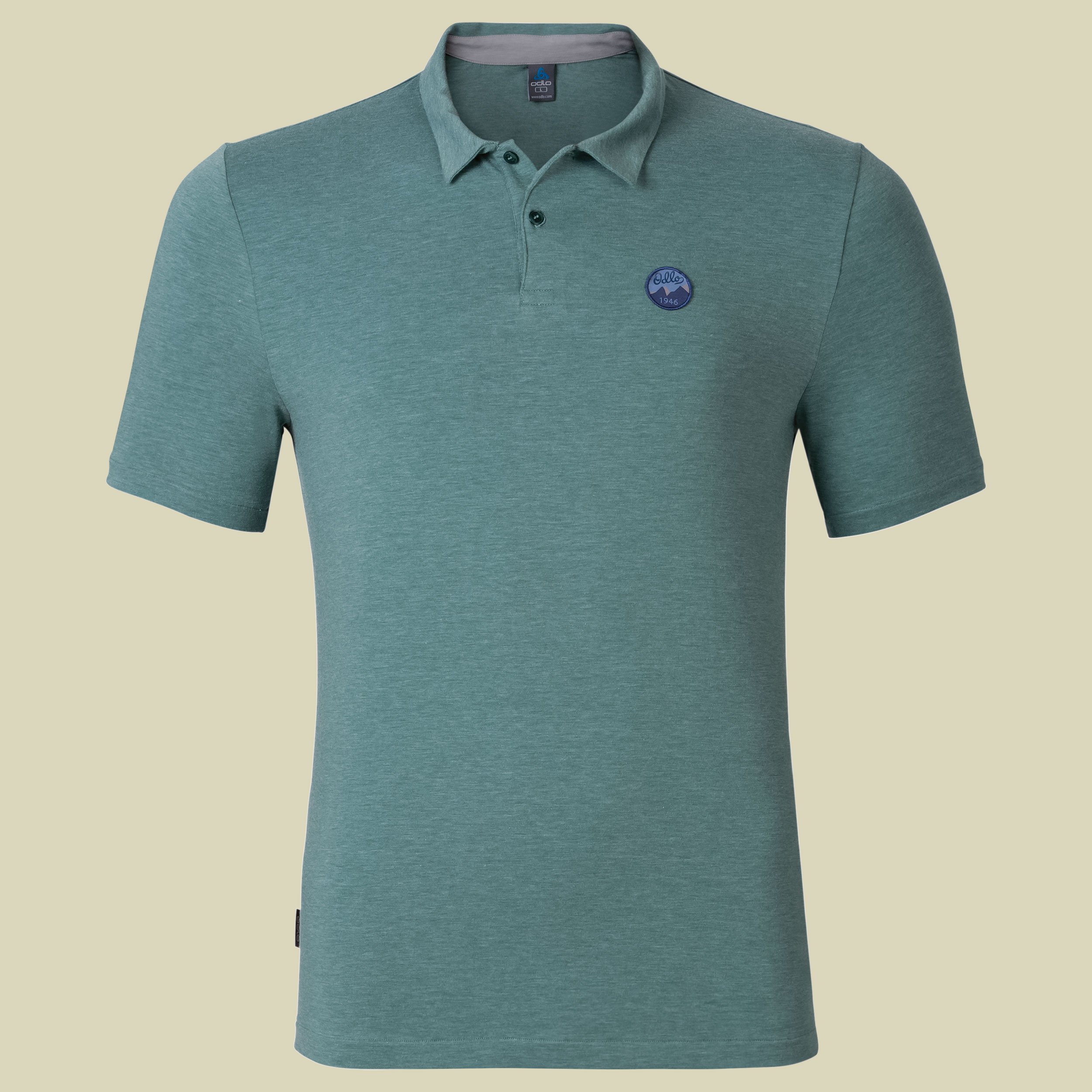 Shift Polo Shirt s/s Men  Größe M Farbe silver pine melange