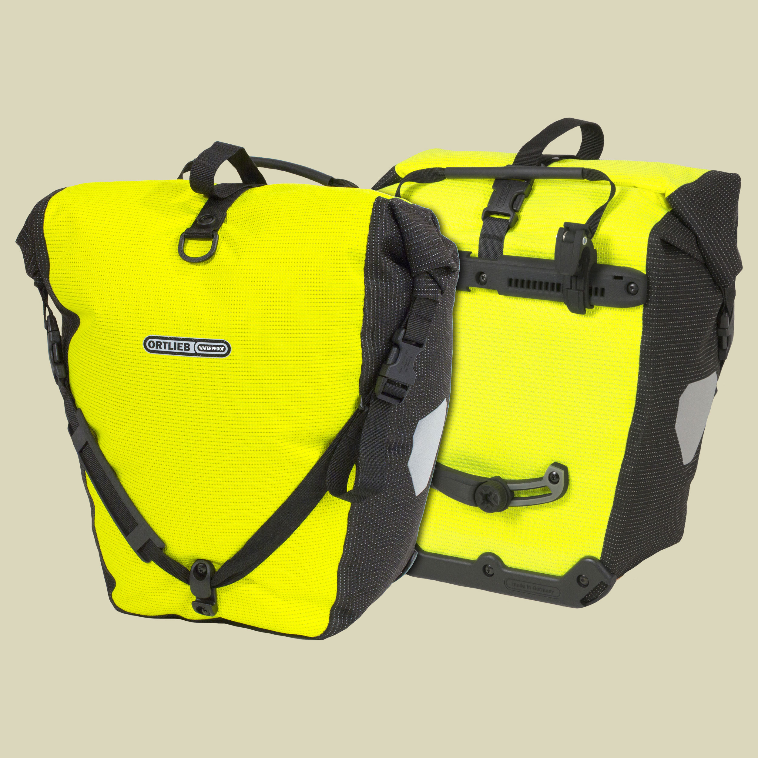Back-Roller High Visibility (Paar) Volumen 40 Farbe neongelb-schwarz