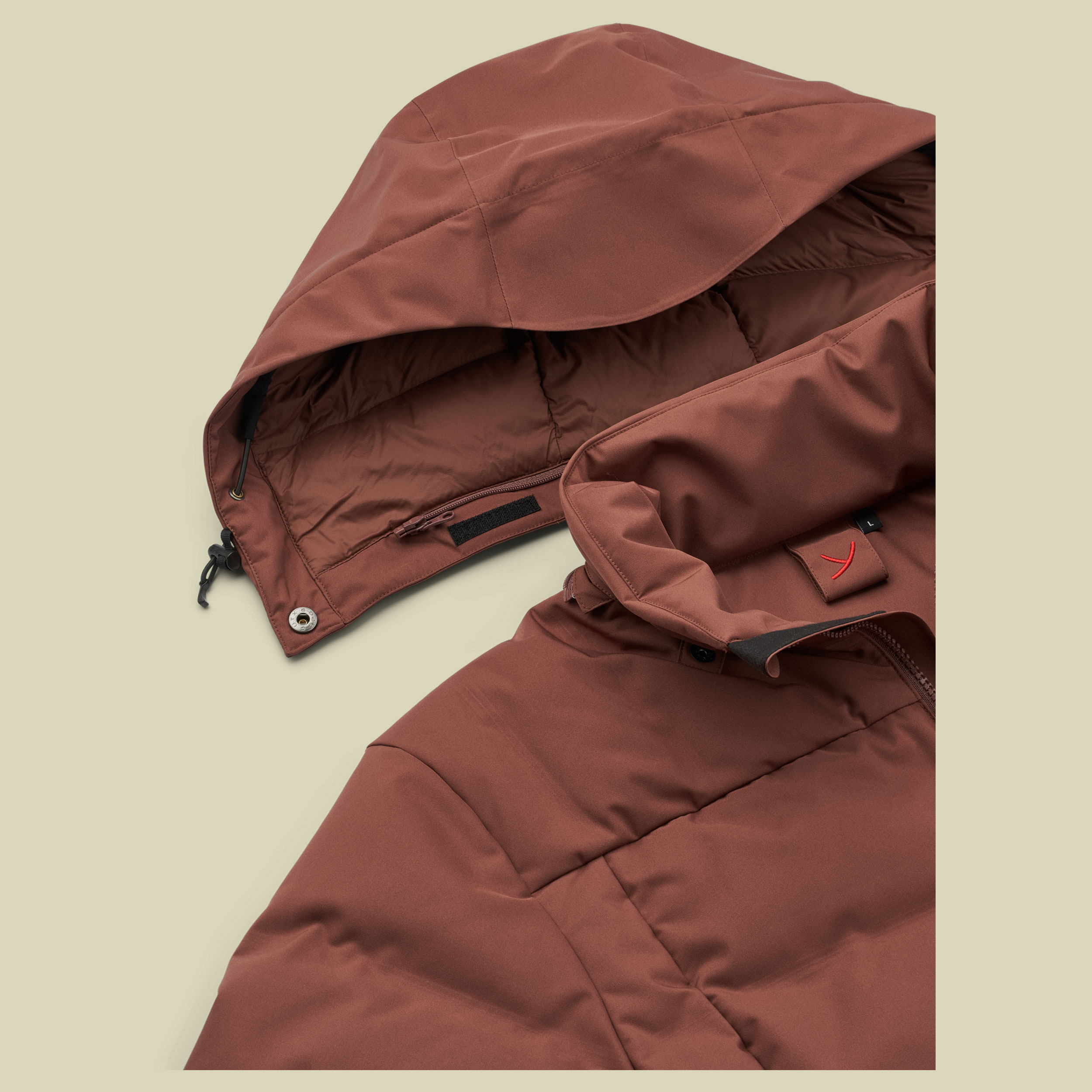 Akkarvik Bonded Down Jacket Men Größe L  Farbe fudgesickle