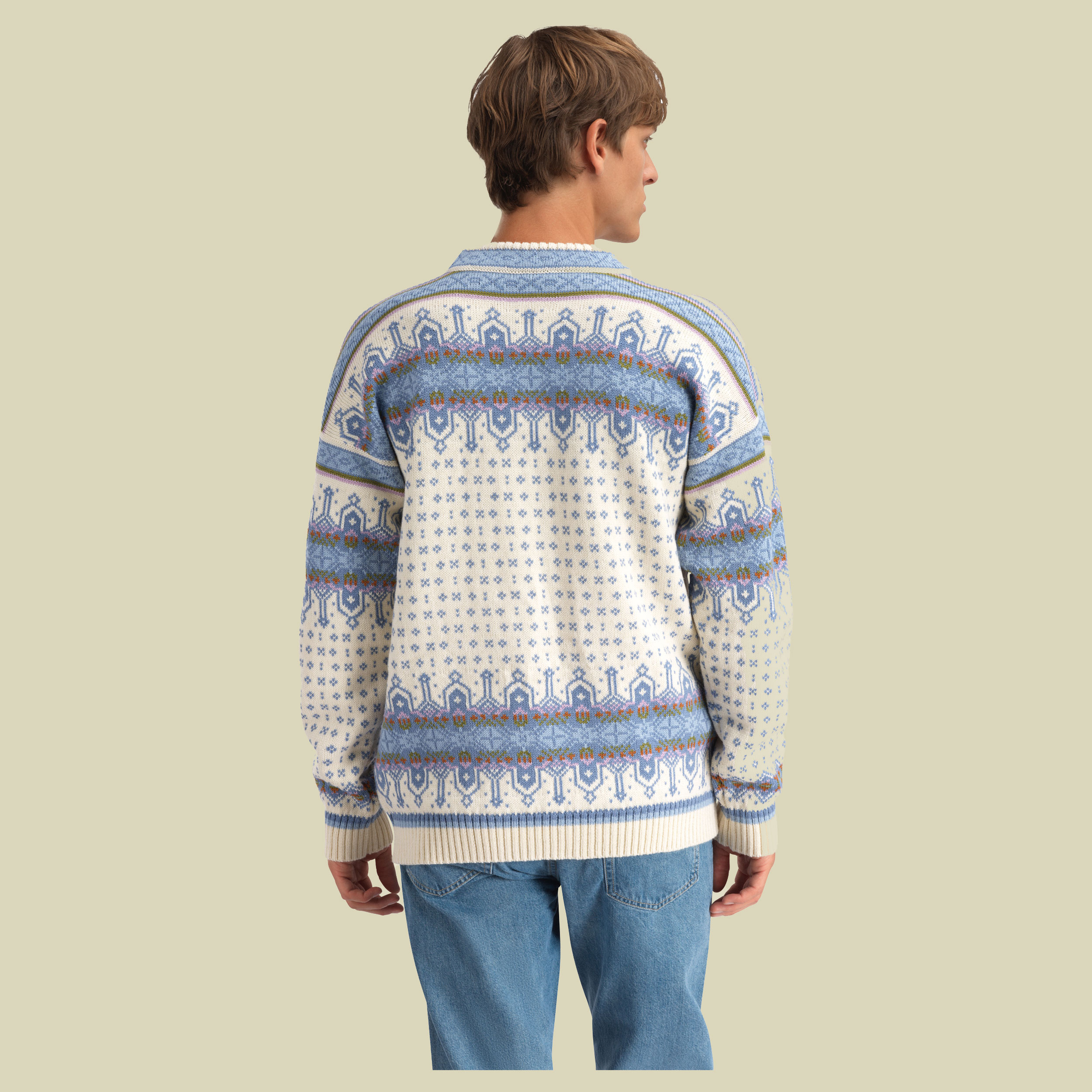 Albertville Masc. Sweater Men XL blau - offwhite blue shadow