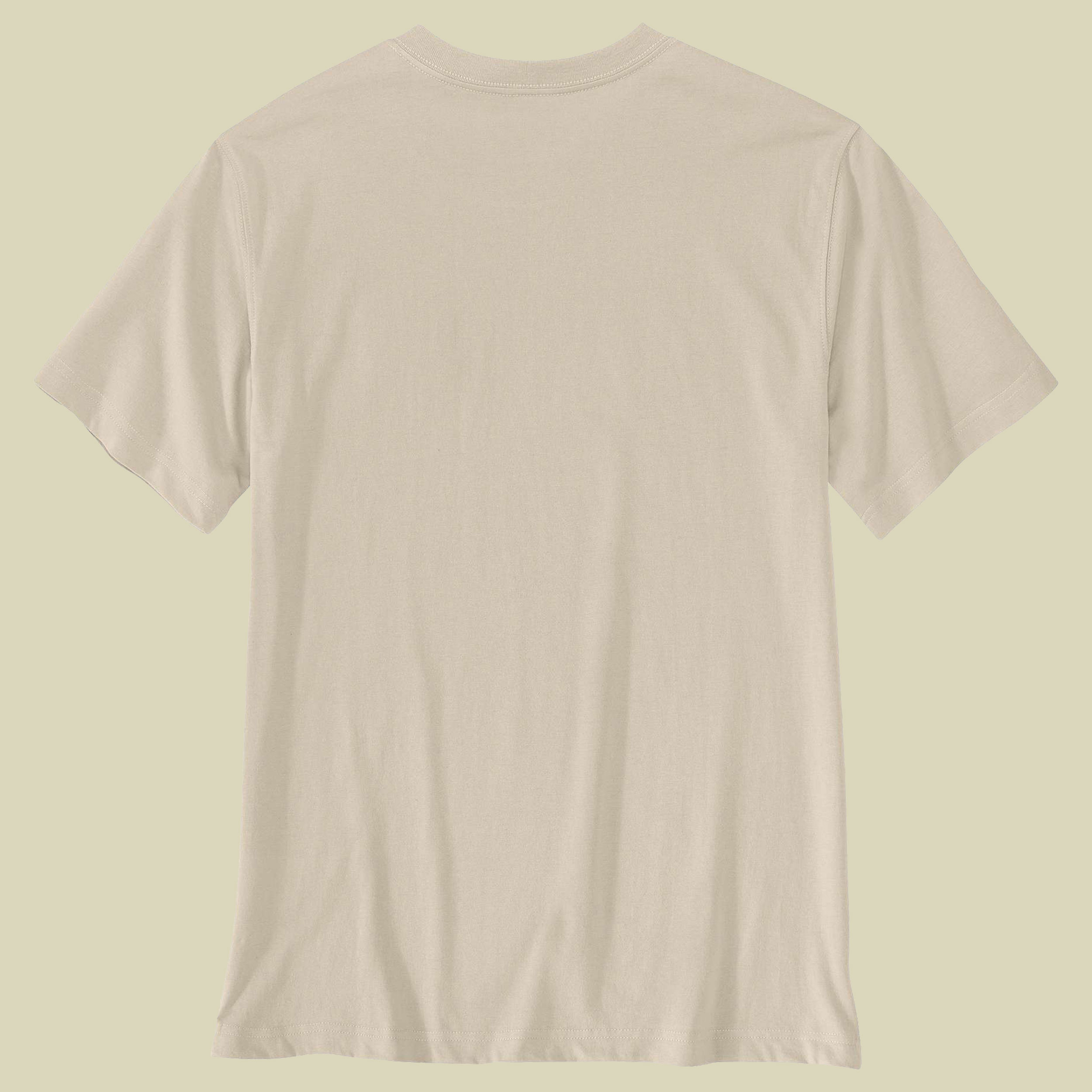 Irvine Relaxed Layered Logo T-Shirt Men M weiß - Farbe oat milk