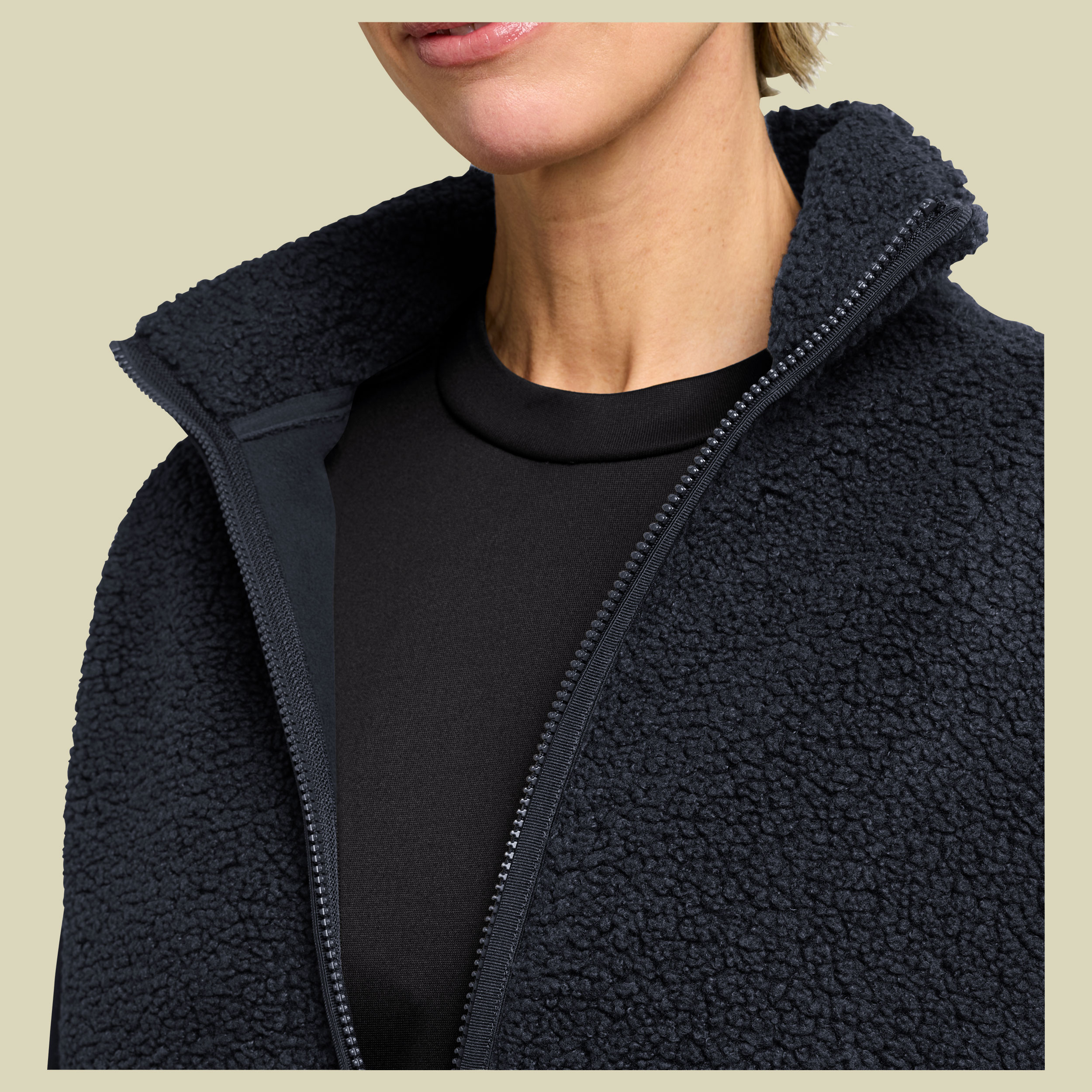 High Curl Vest Women blau XXL - dark navy