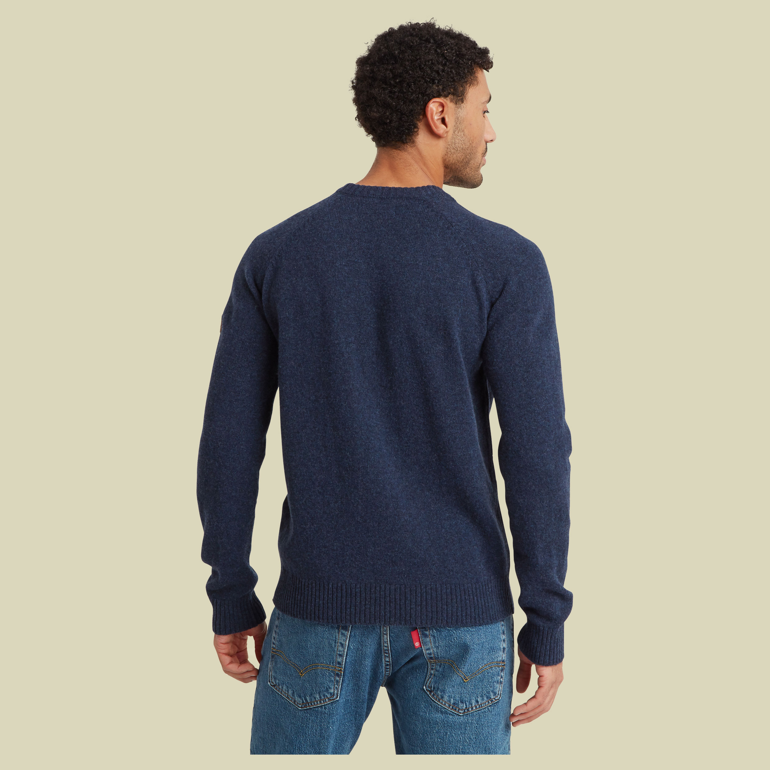Kangtega Crew Sweater Men blau XXL - umber blue