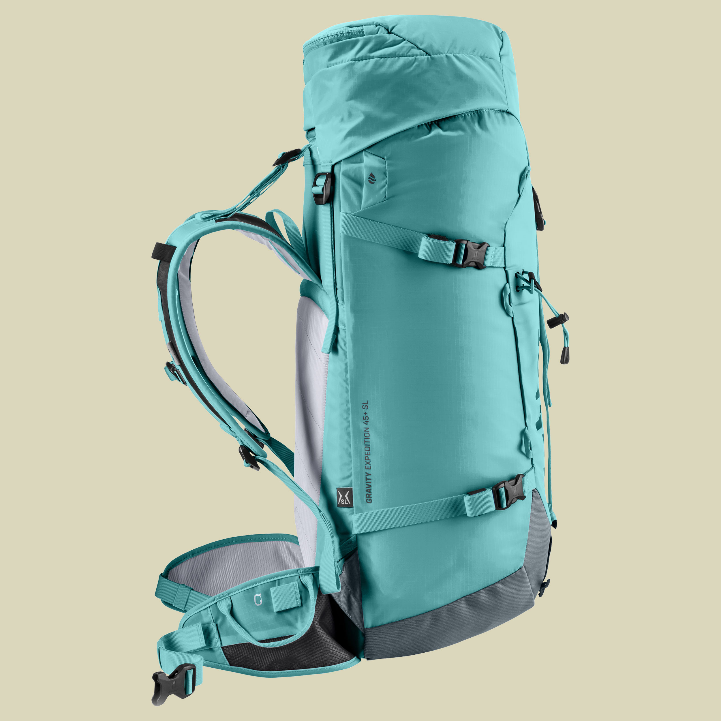 Gravity Expedition 45+ SL Volumen 45 + 12 L Farbe dustblue-graphite Gravity Expedition 45+ SL Volumen 45 + 12 L Farbe dustblue-graphite