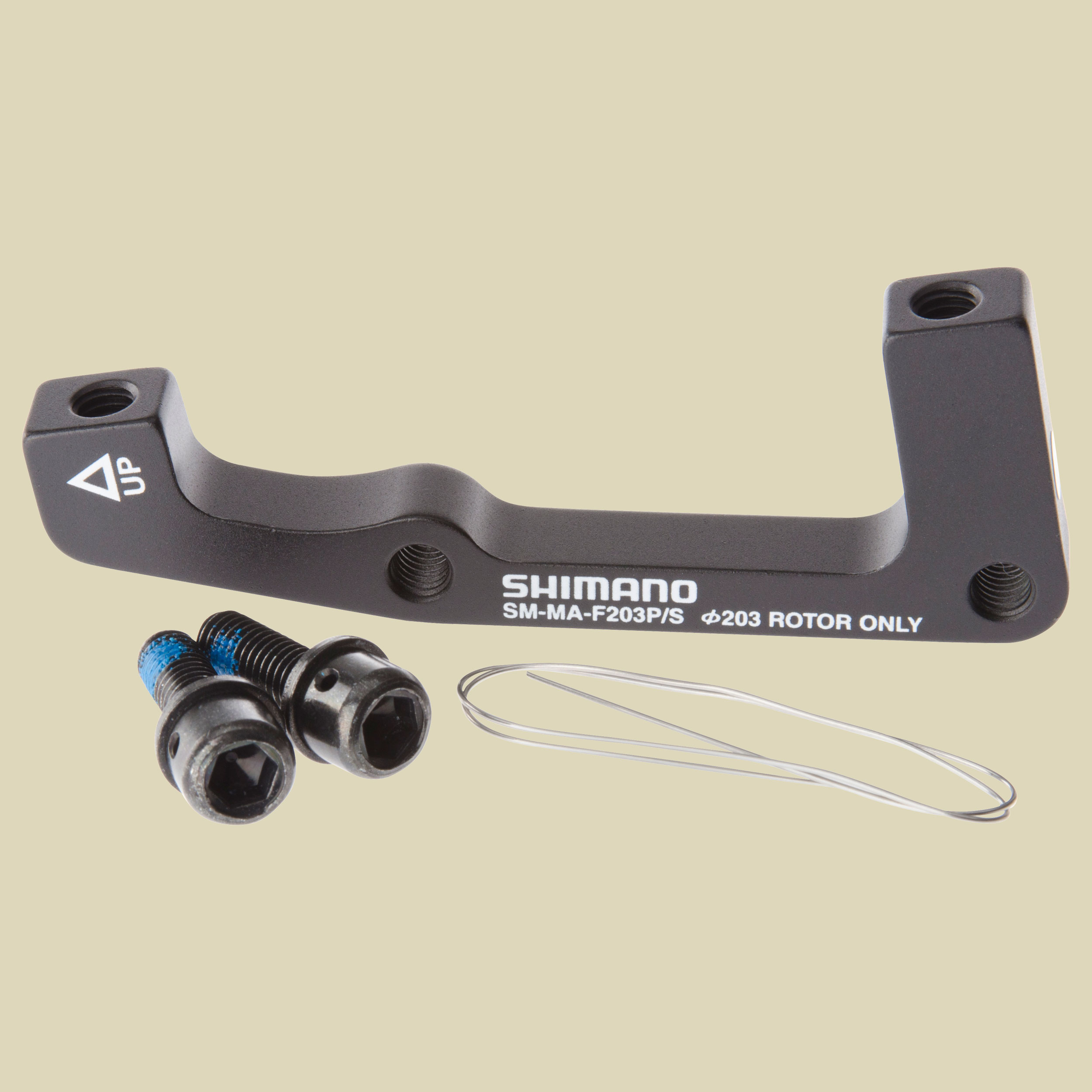 Scheibenbrems-Adapter  von PM-Bremssattel auf IS-Gabel/-Rahmen