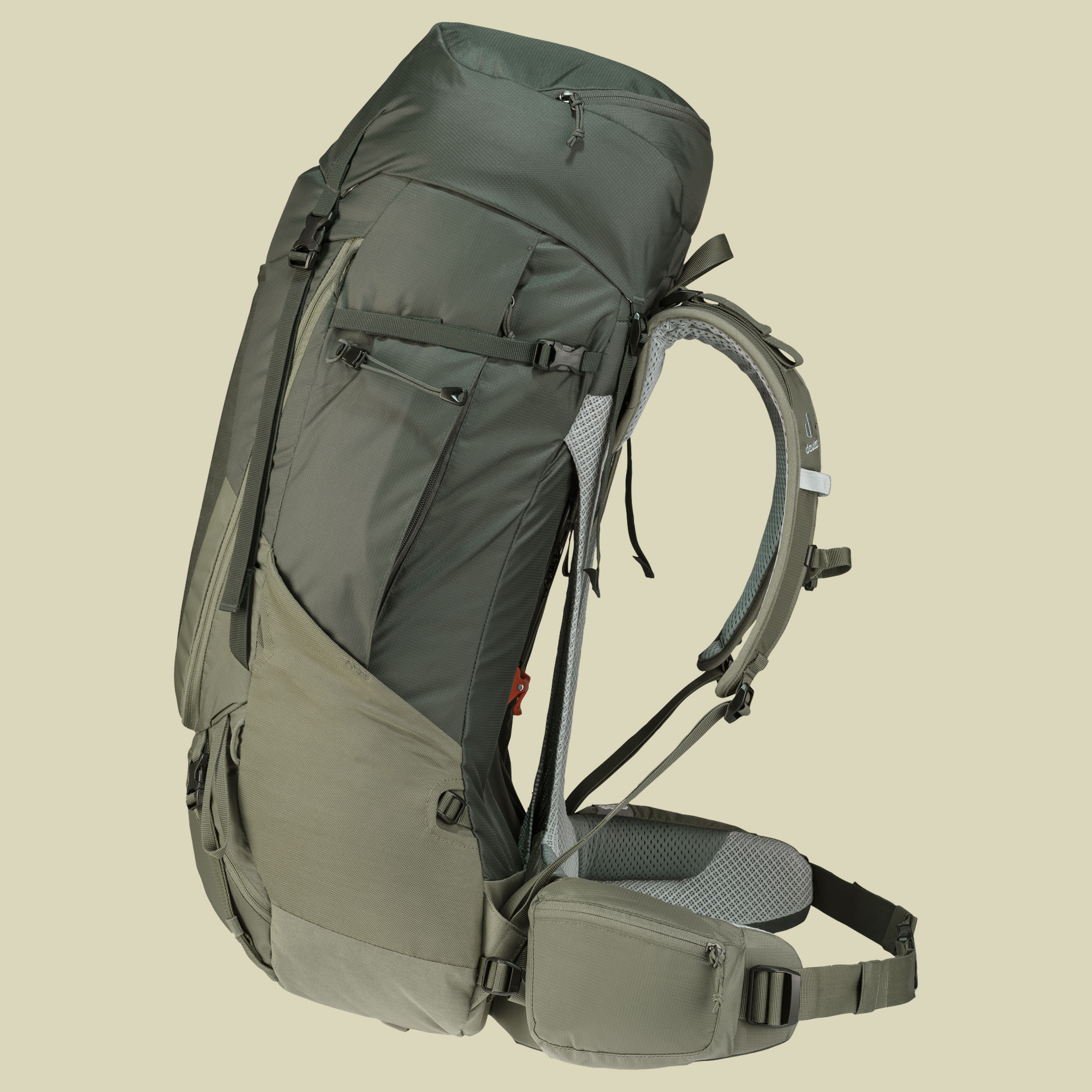 Futura Air Trek 60 + 10 Volumen 60 L + 10 L Farbe ivy-khaki