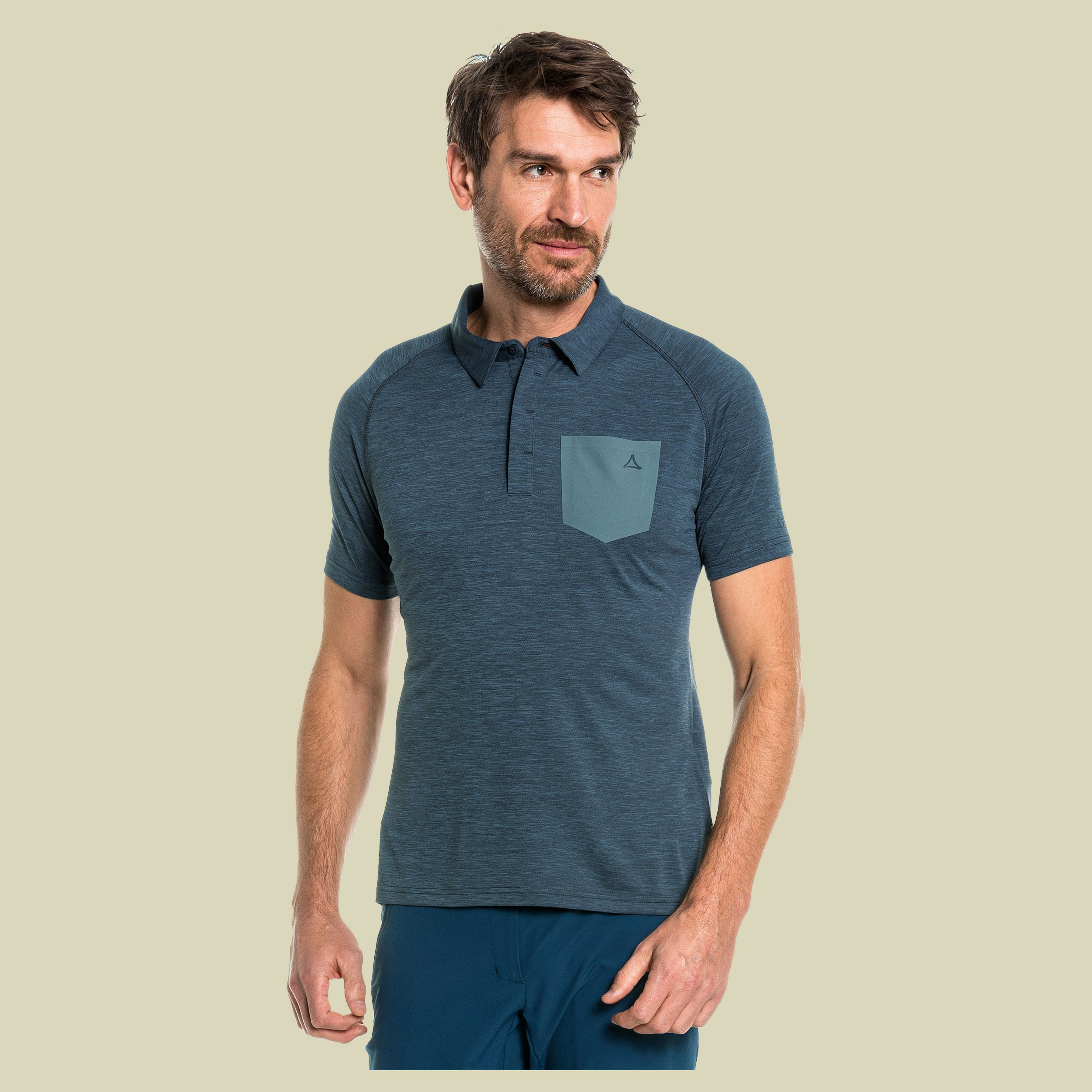 Polo Shirt Hocheck Men Größe 50 Farbe asphalt