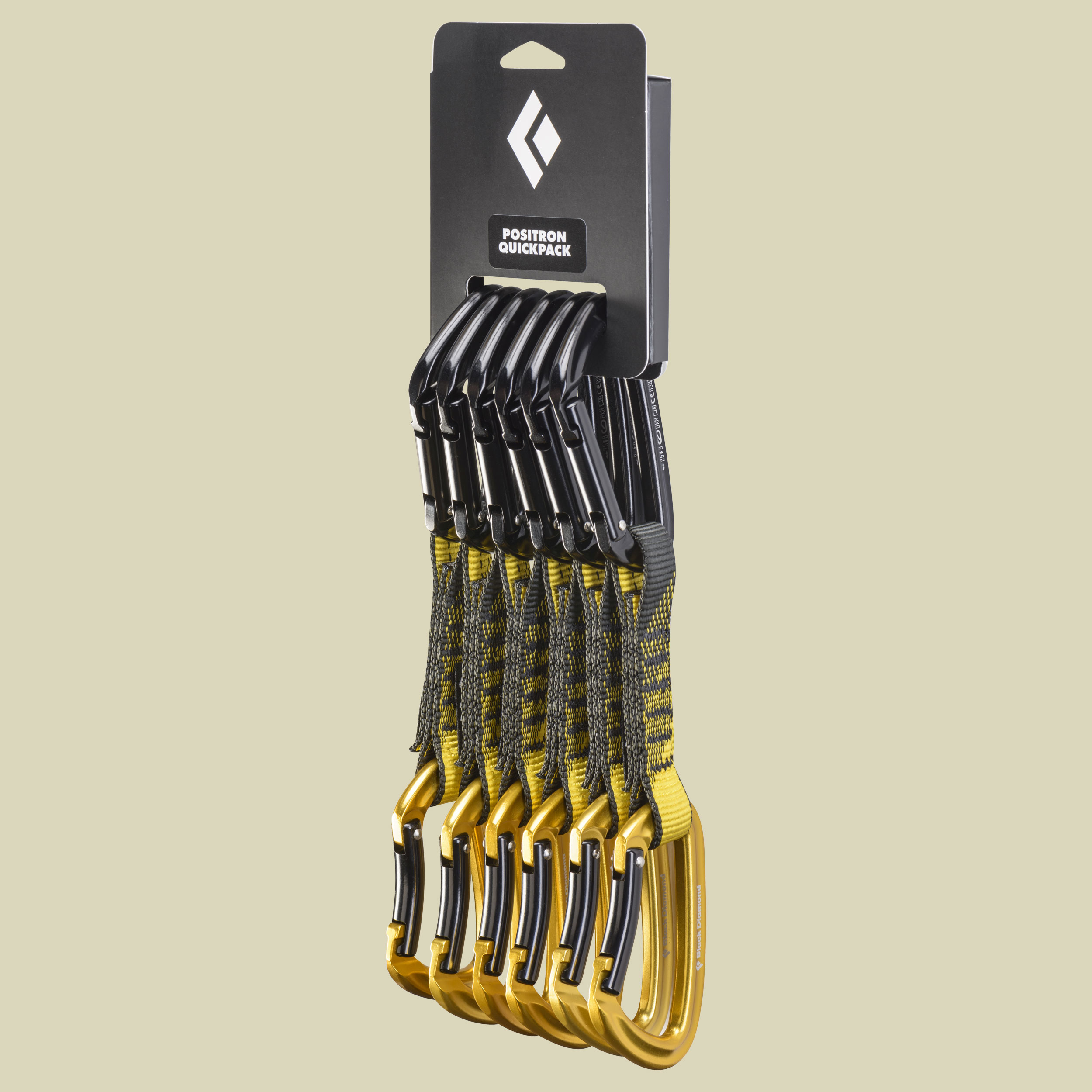 Positron Quickdraw 12cm 6-Pack Farbe black/yellow