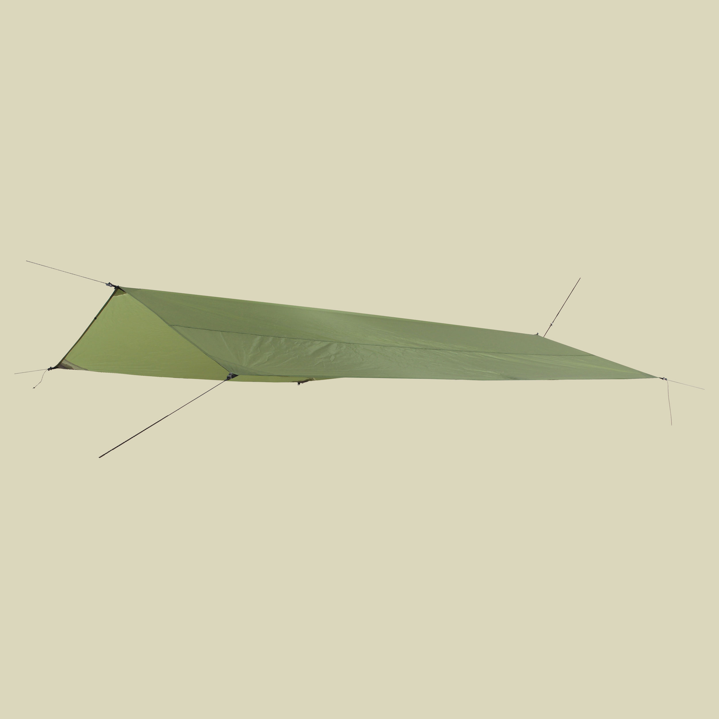 Solo Tarp Maße 300 x 190 cm Farbe moss