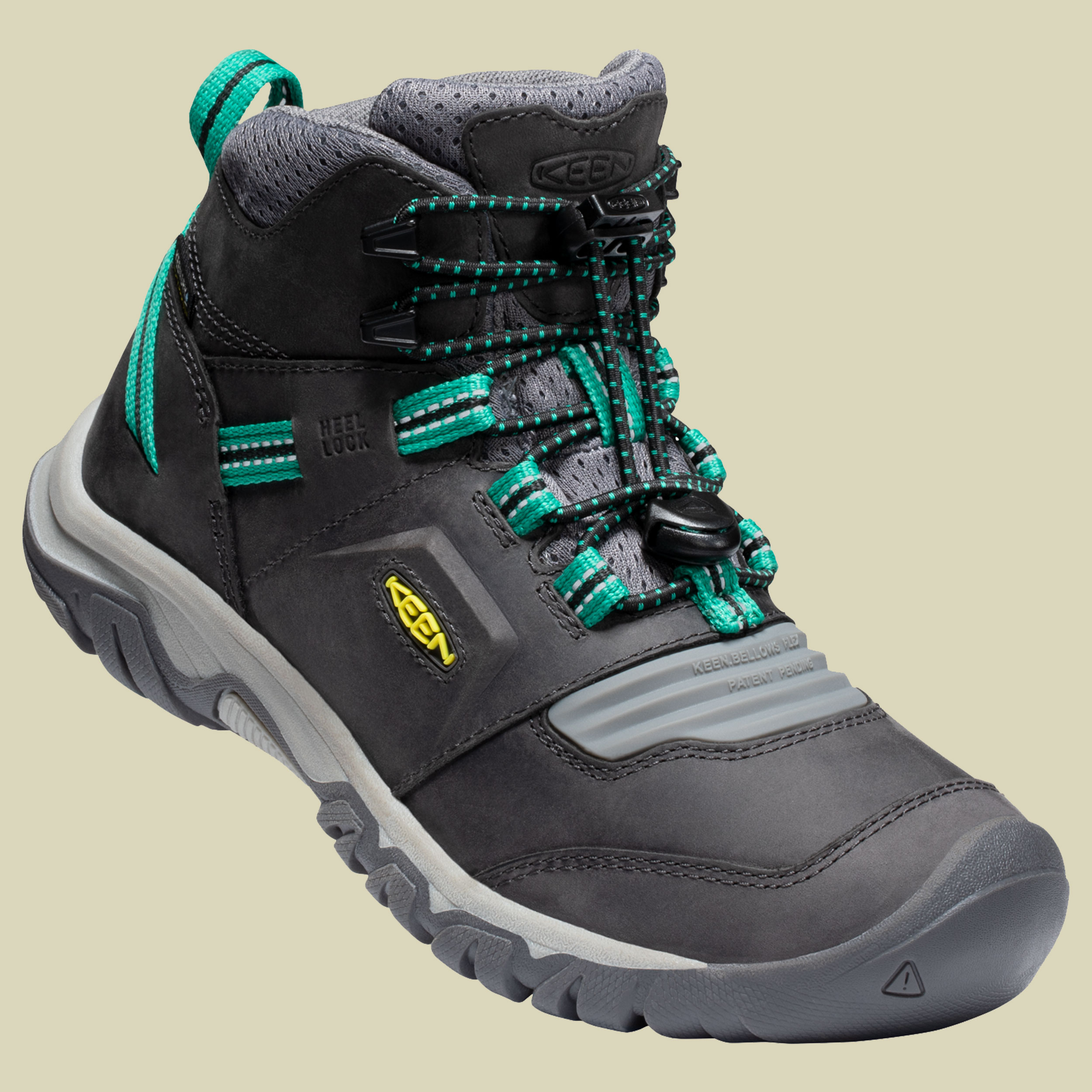 Ridge Flex Mid WP Kids Größe 32-33 Farbe magnet/greenlake