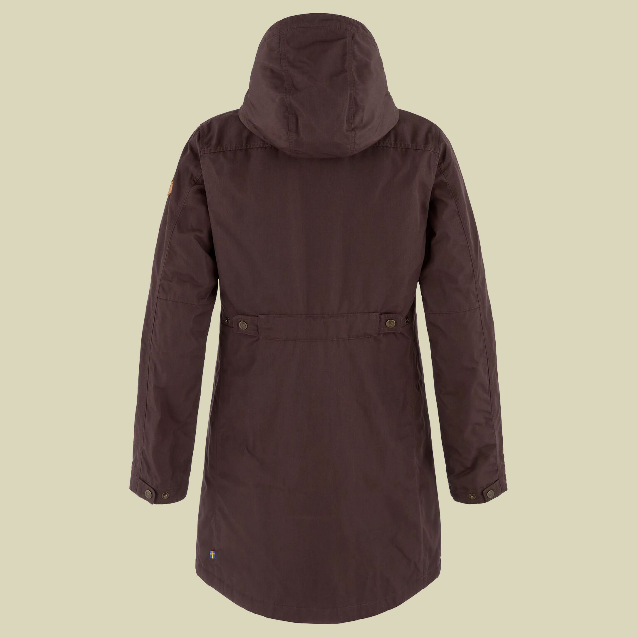 Kiruna Padded Parka Women braun S - black oak
