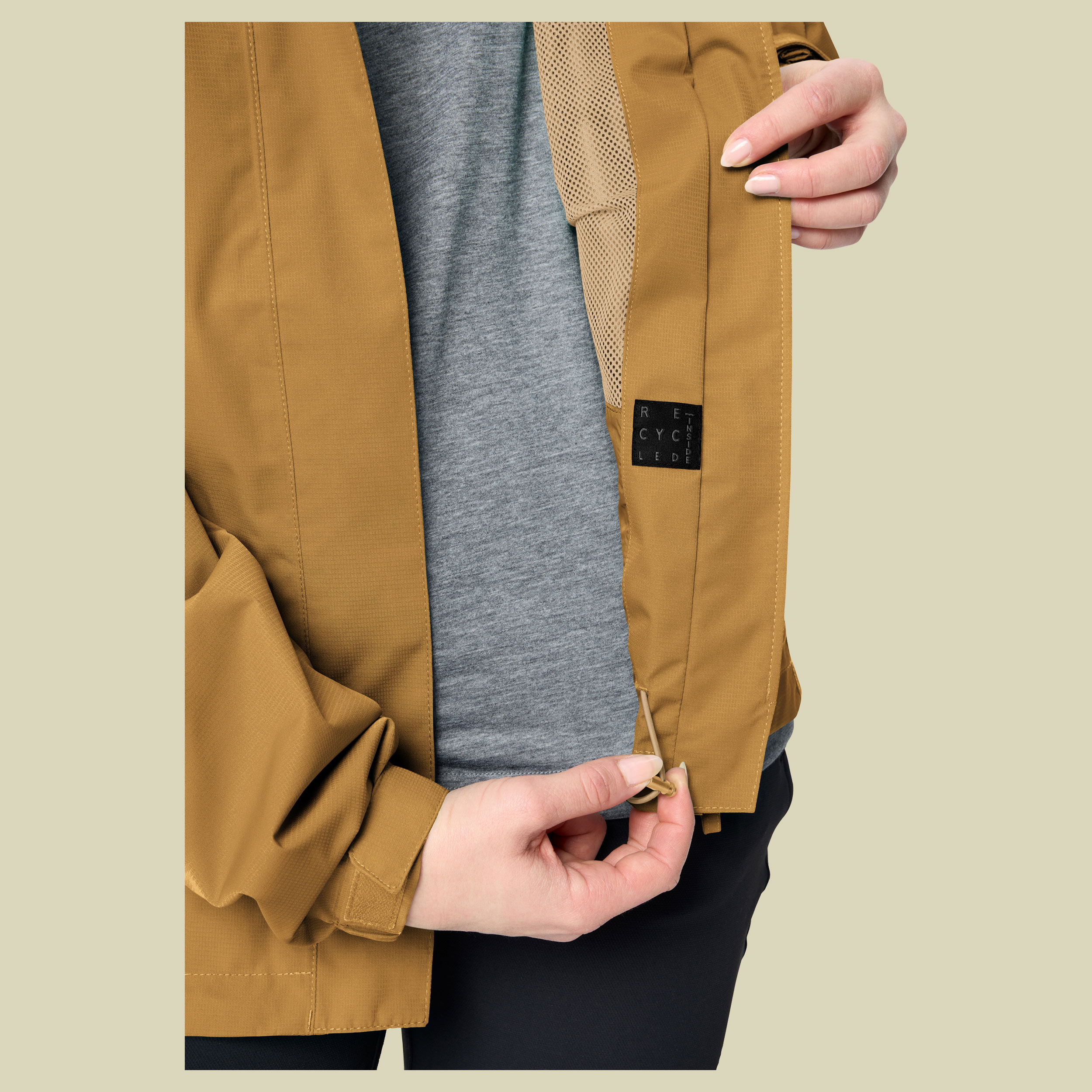 Escape Light Jacket Women 46 braun - peanut butter