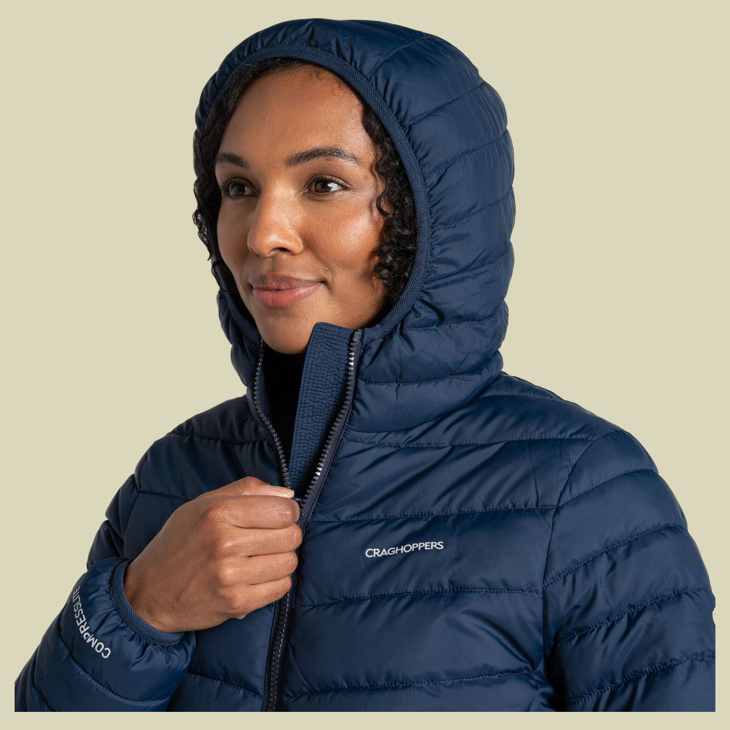 Compresslite IX Hooded Jacket  Women 46 (UK 20) blau - blue navy