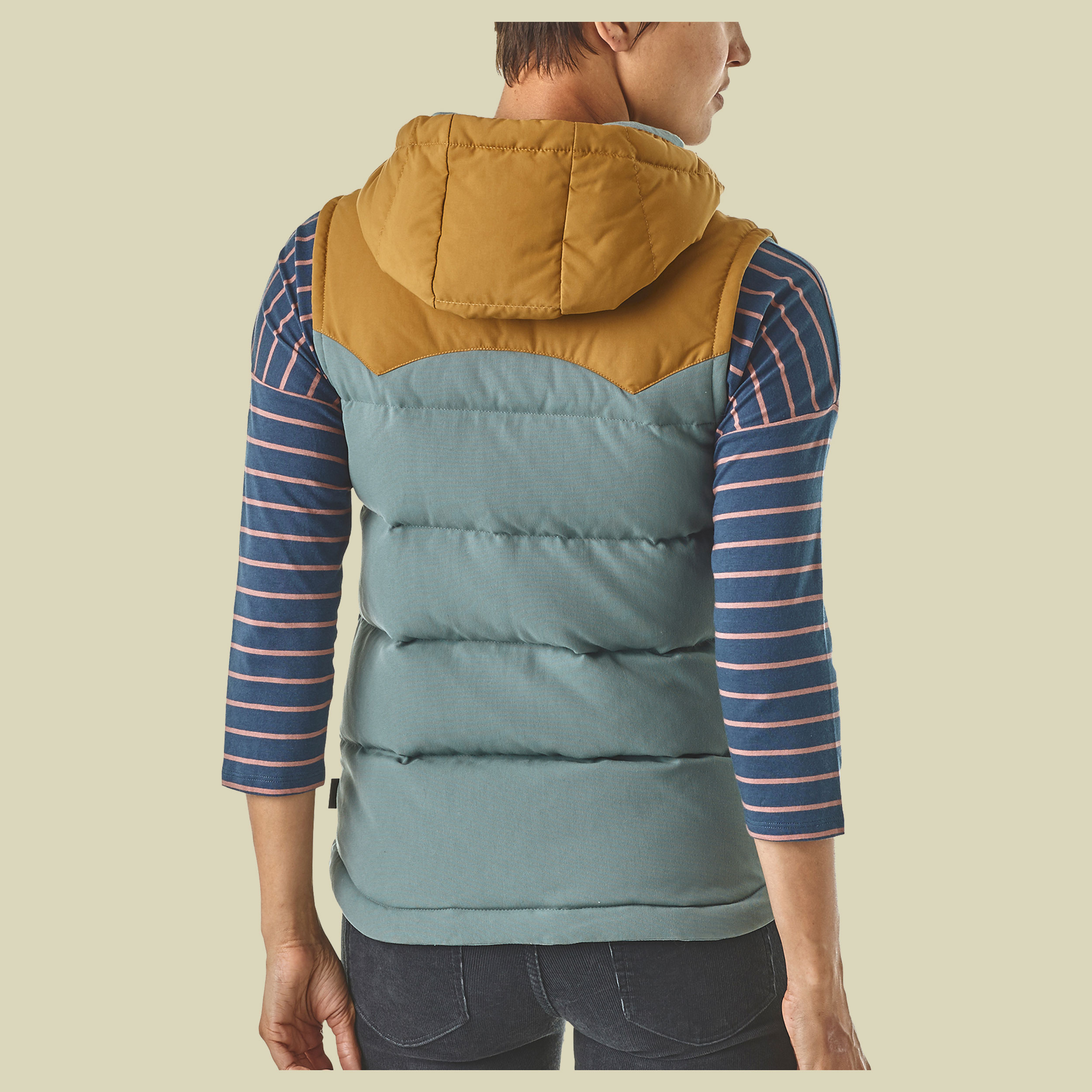 Bivy Hooded Vest Women Größe L Farbe shadow blue