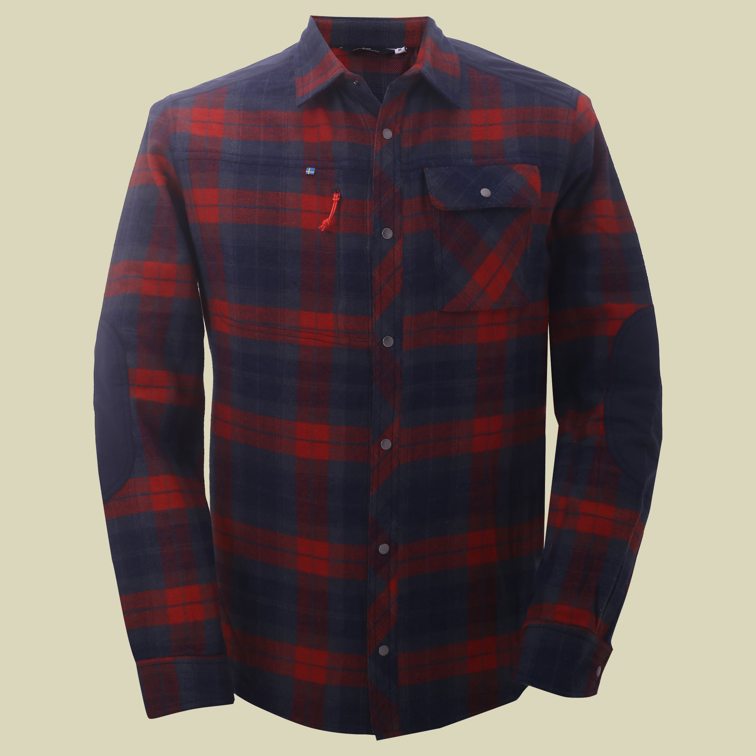 Sveg Flannel Shirt Men Größe S Farbe red