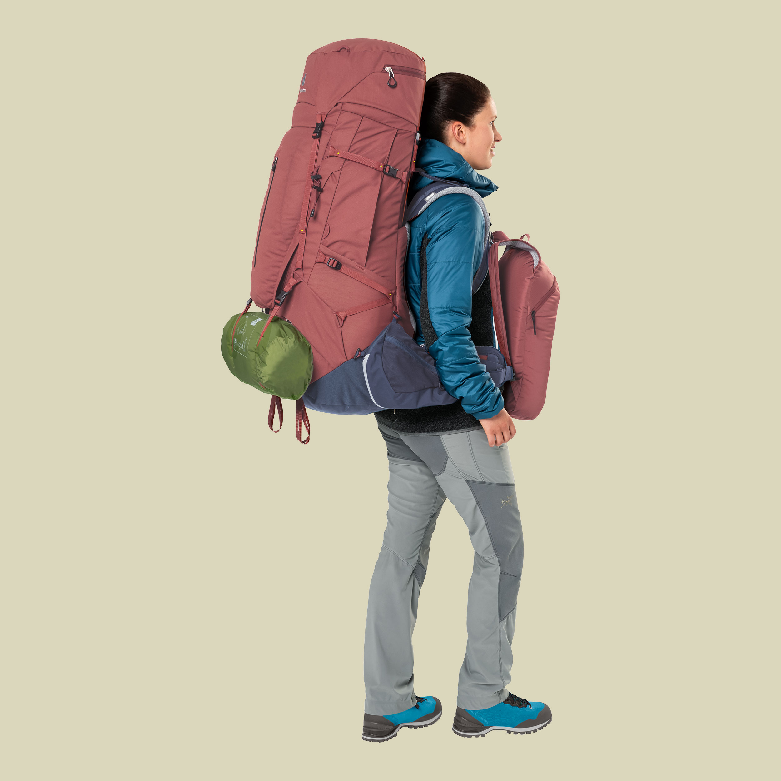 Aircontact X 80+15 SL Volumen 80 L + 15 L Farbe redwood-ink