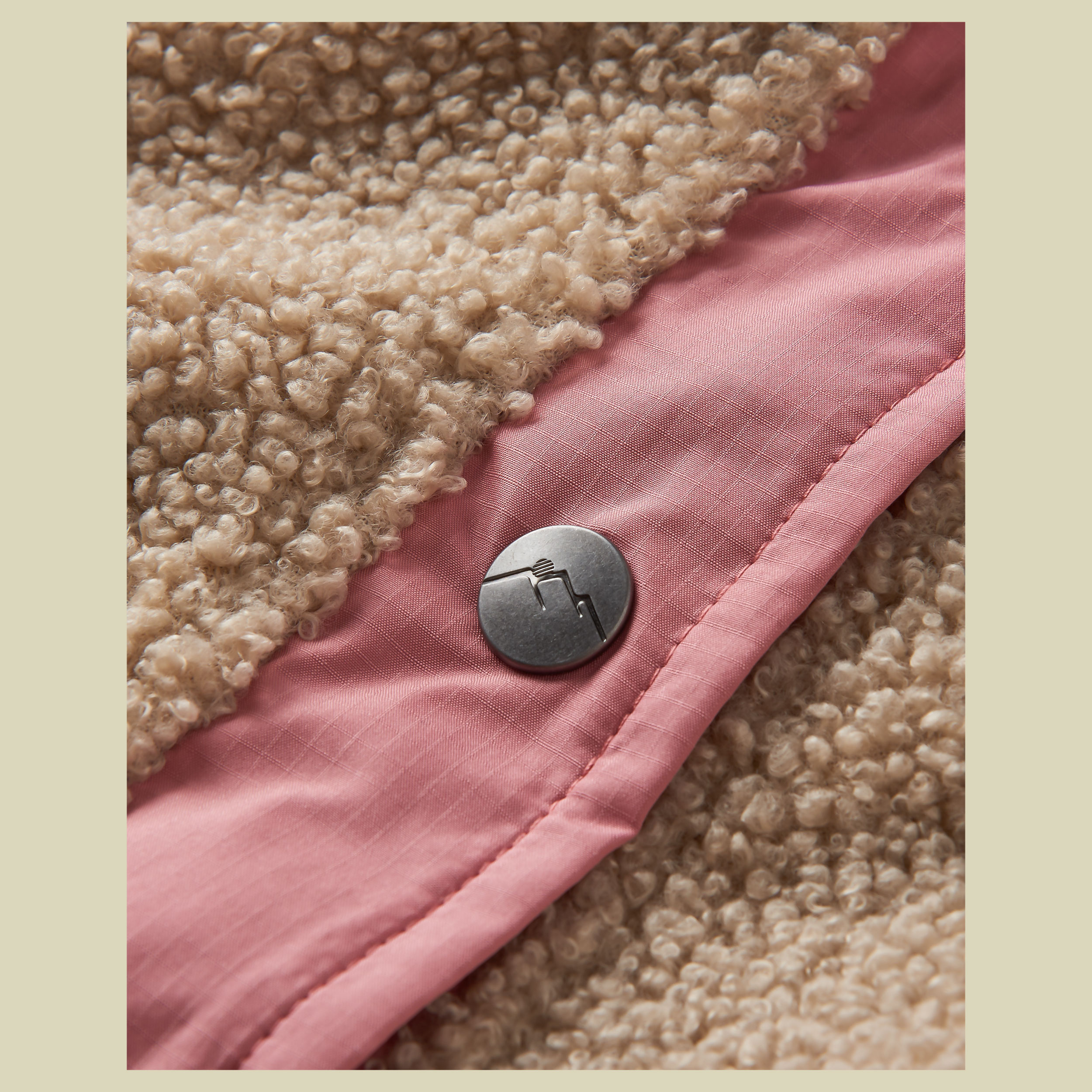 Calla Hooded Recycled Polar-Lined Fleece Women XS beige - feather/biscuit