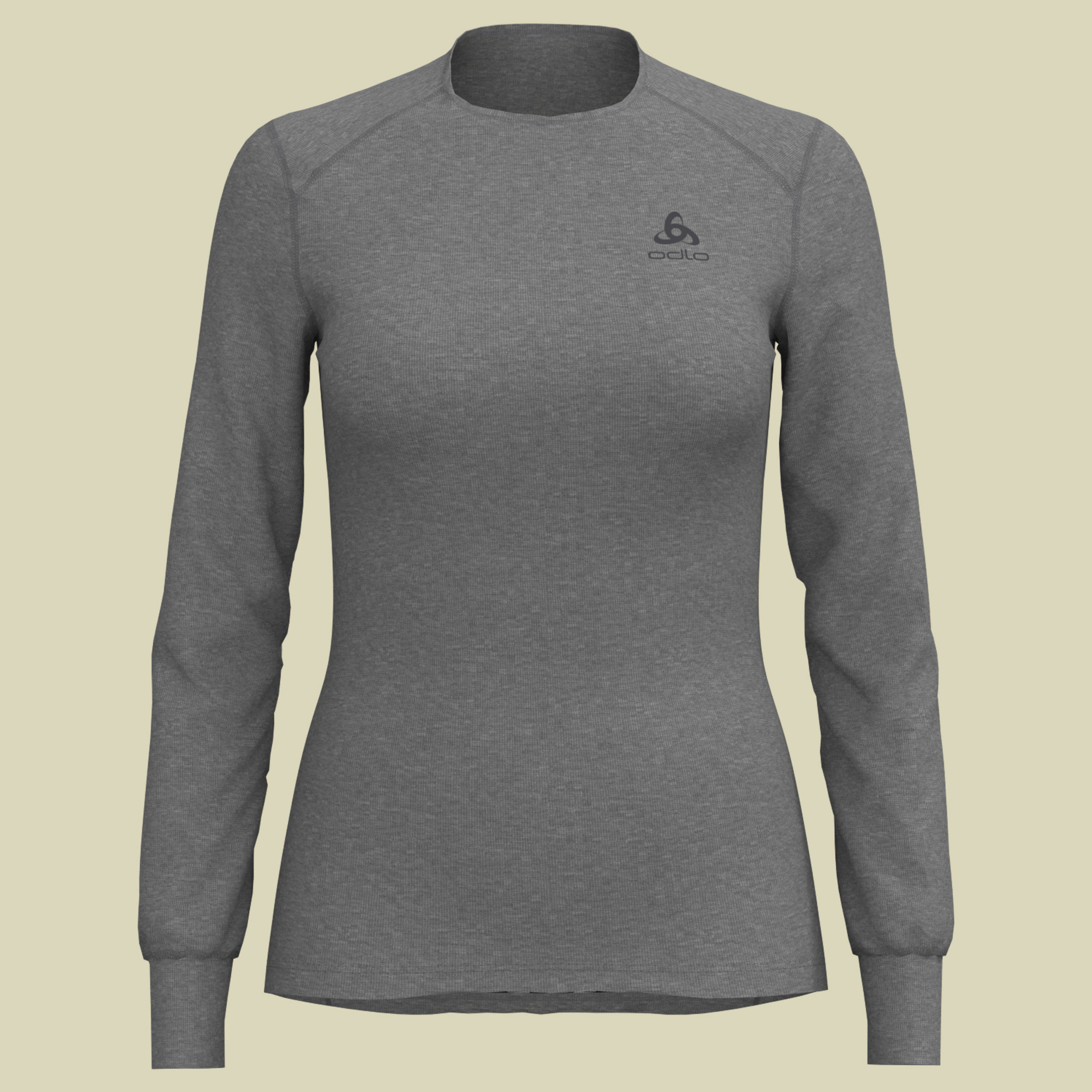 Shirt L/s crew neck warm Women 152021 Größe XL Farbe grey melange