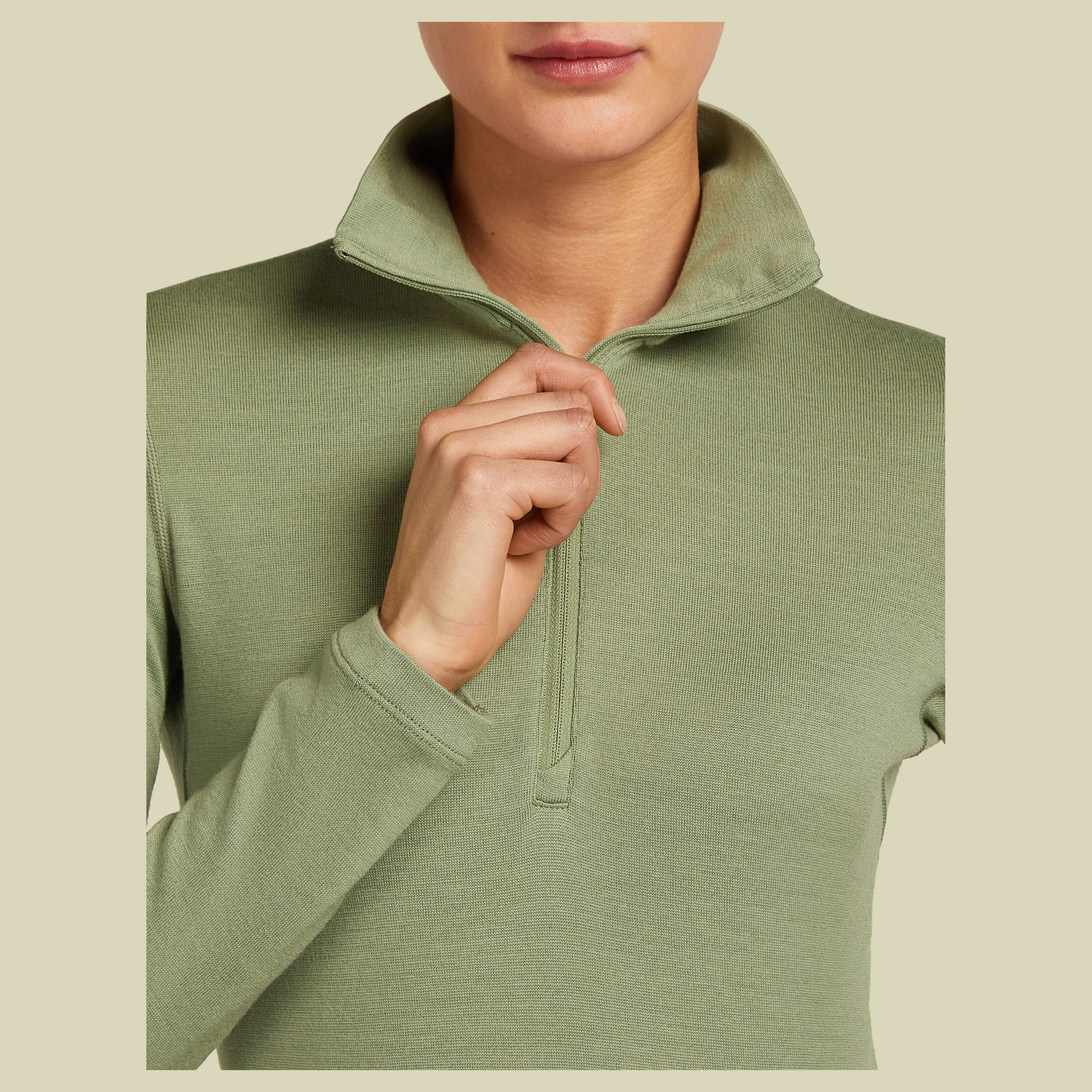 Tech LS Half Zip 260 Women lichen XL