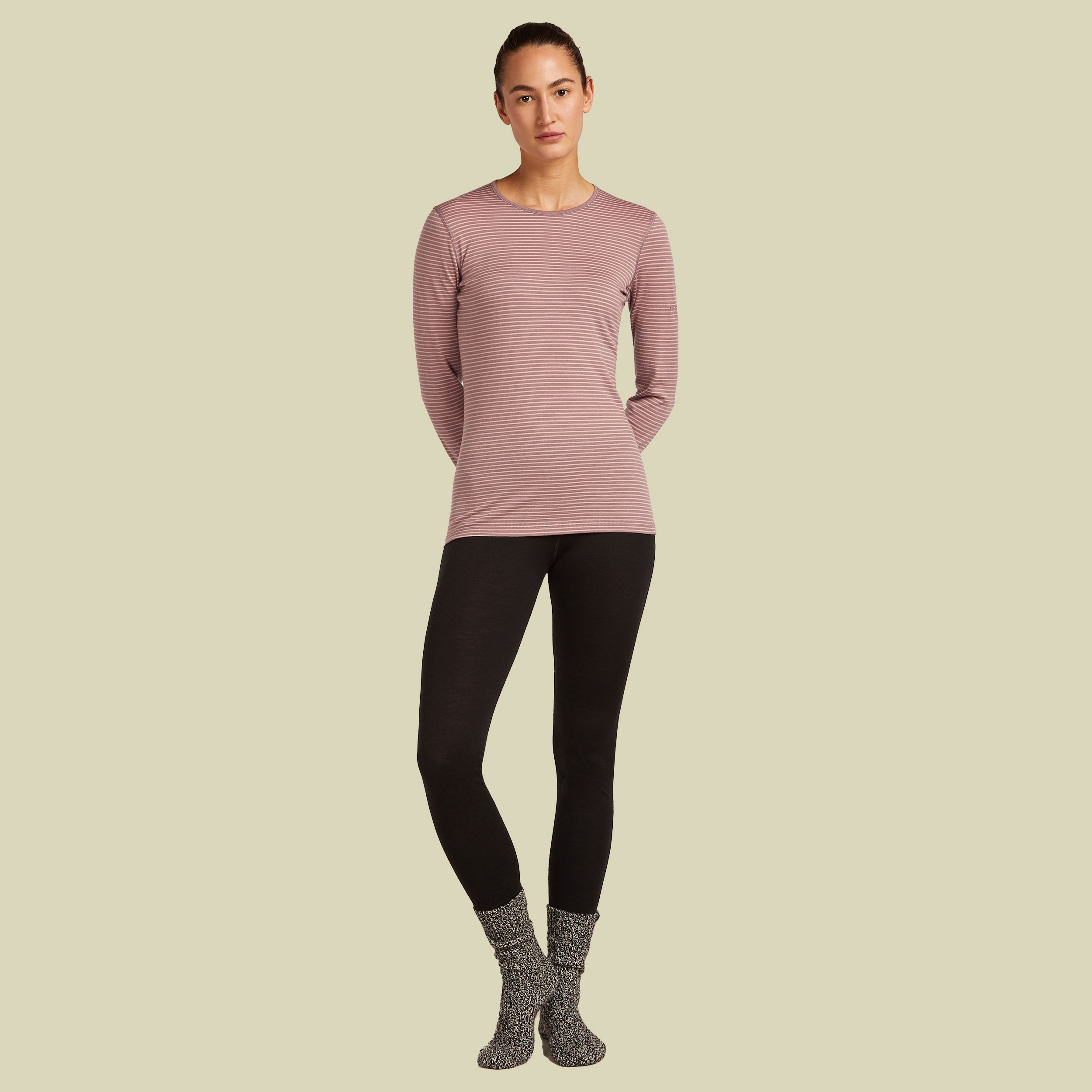 Oasis LS Crewe 200 Women rot XL - summit/blush/S