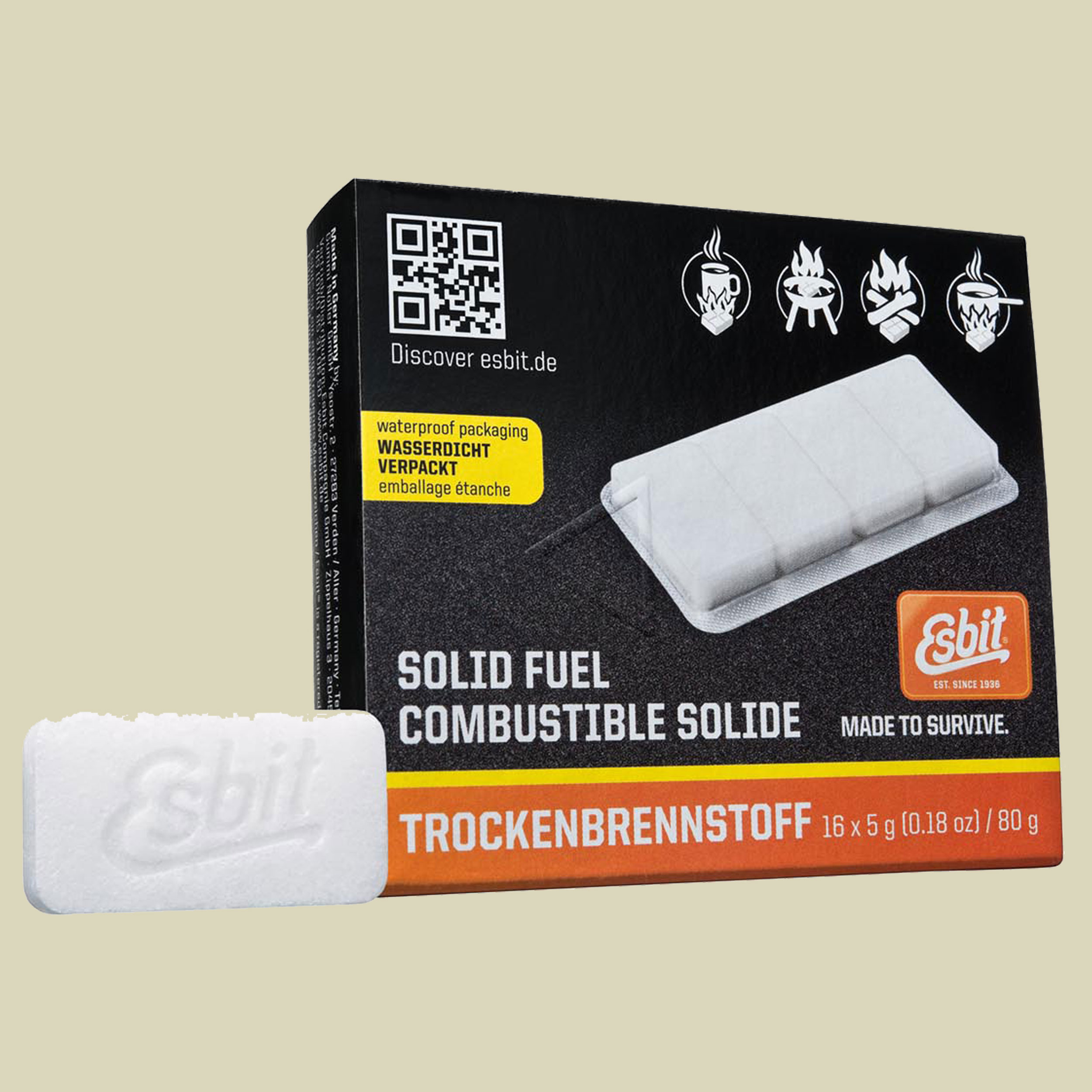 Trockenbrennstoff-Tabletten 16x5g