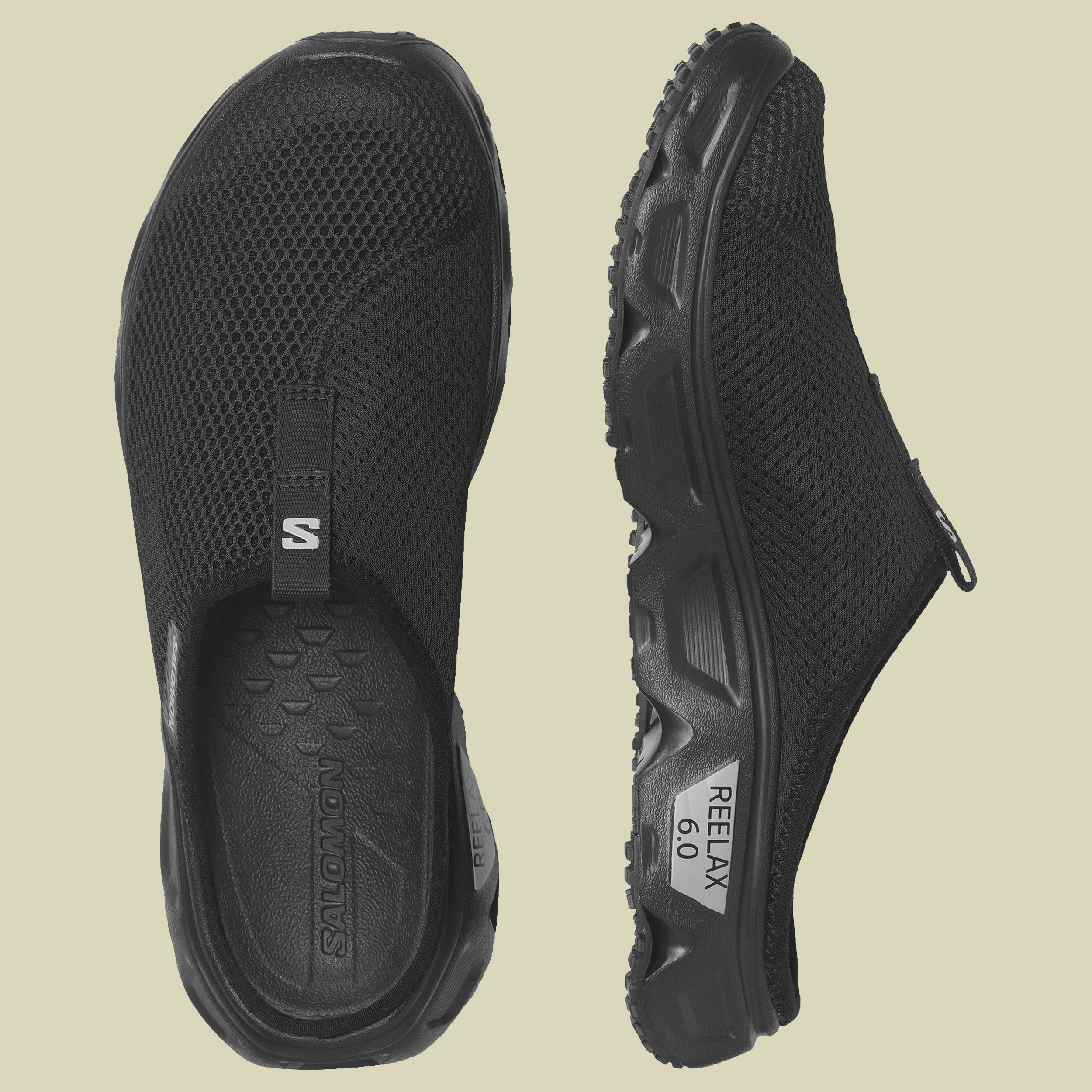 Reelax Slide 6.0 Men UK 9,5 schwarz - black/black/alloy